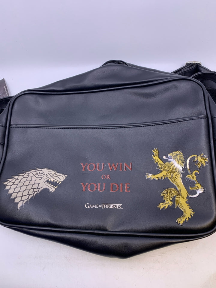 NEW GAME OF THRONES PADDED LAPTOP BAG (MINOR WEAR).