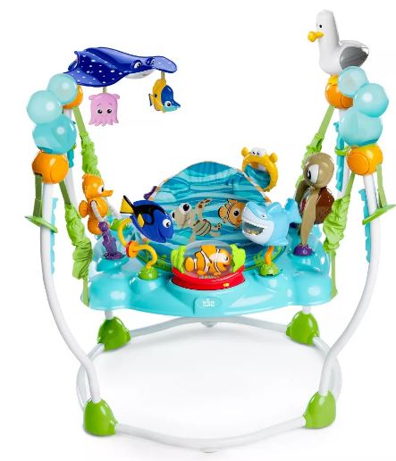 Disney Baby Finding Nemo Sea of Activities Jumper: Plays Music, Freestanding, Ma