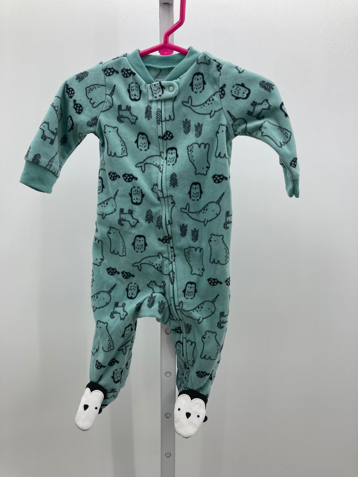 ANIMALS ZIP FLEECE