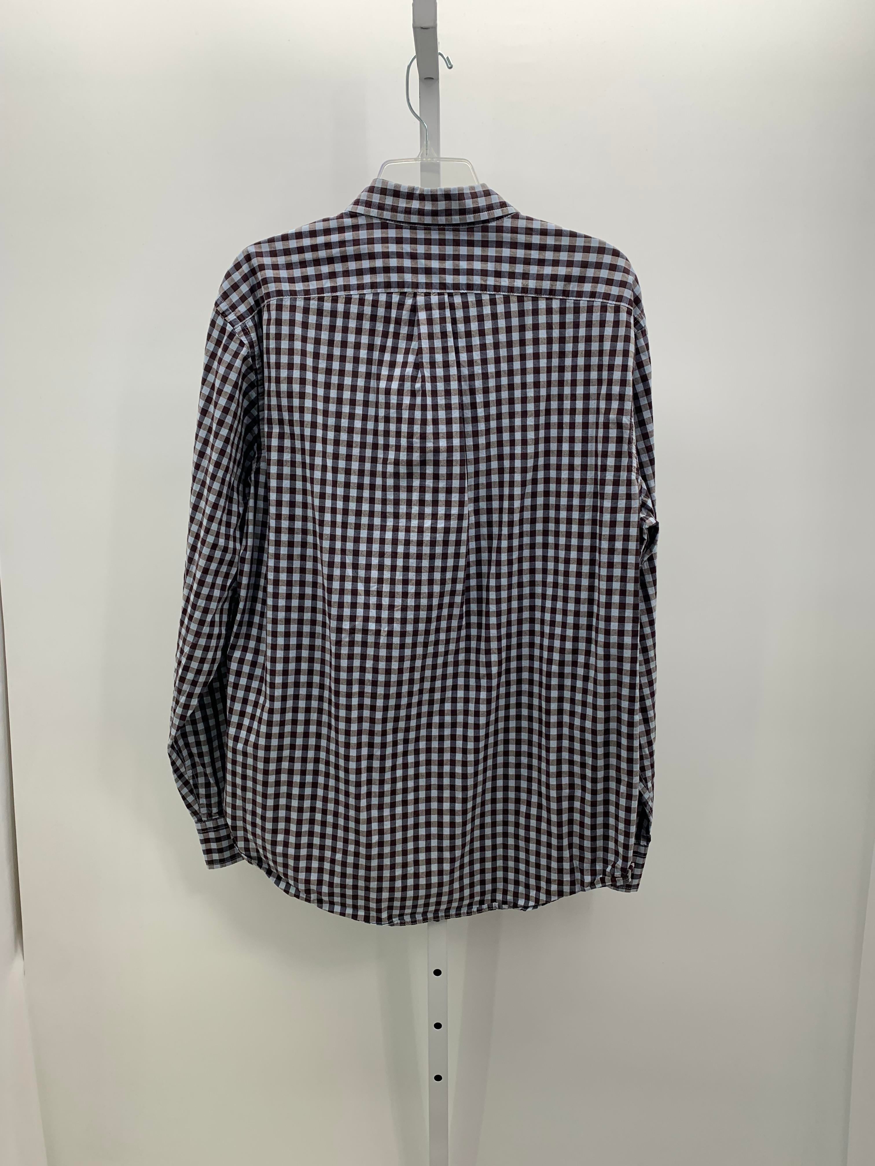 PLAID BTN DOWN