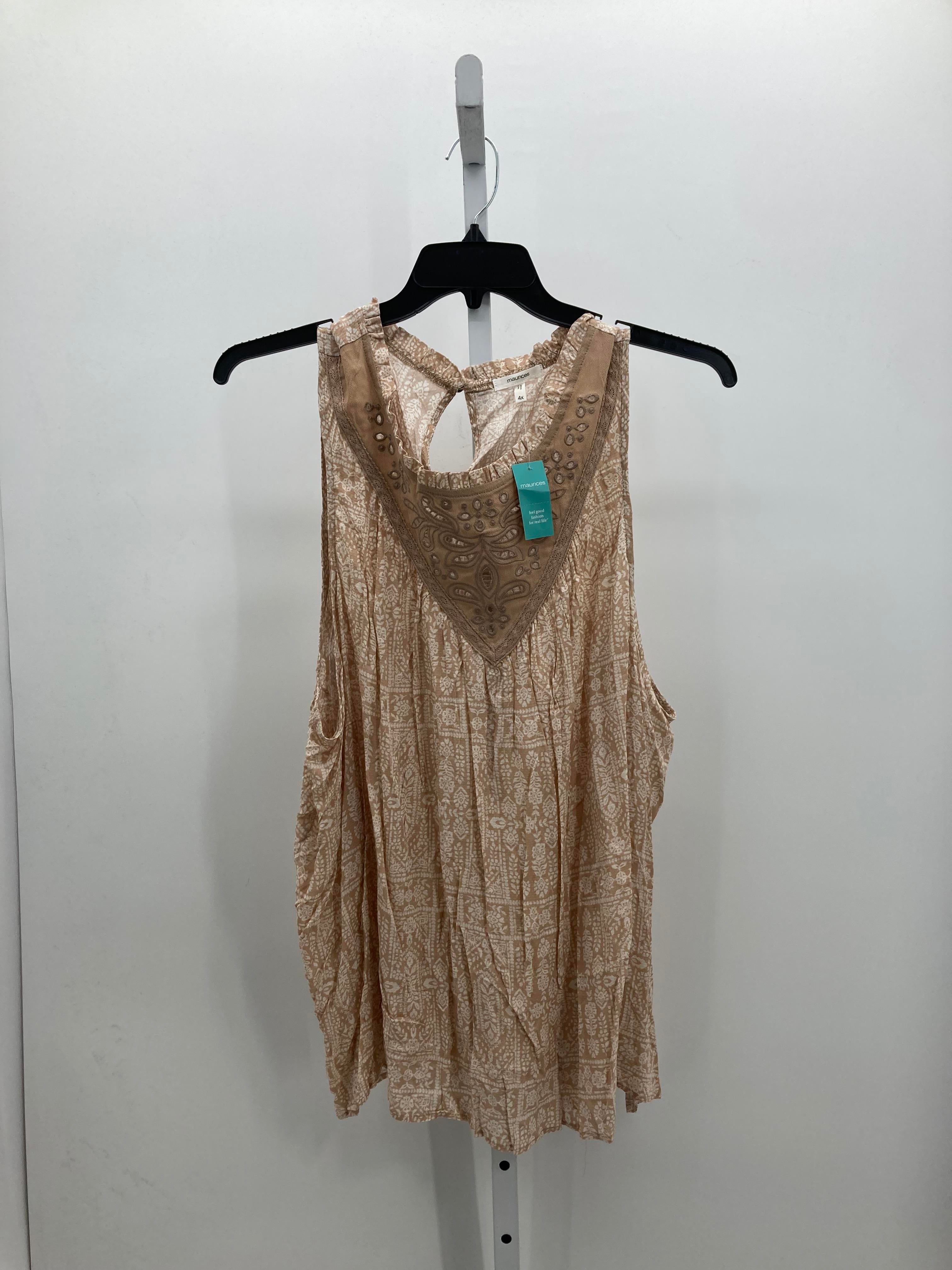 Maurices Size 4X Womens Sleeveless Shirt