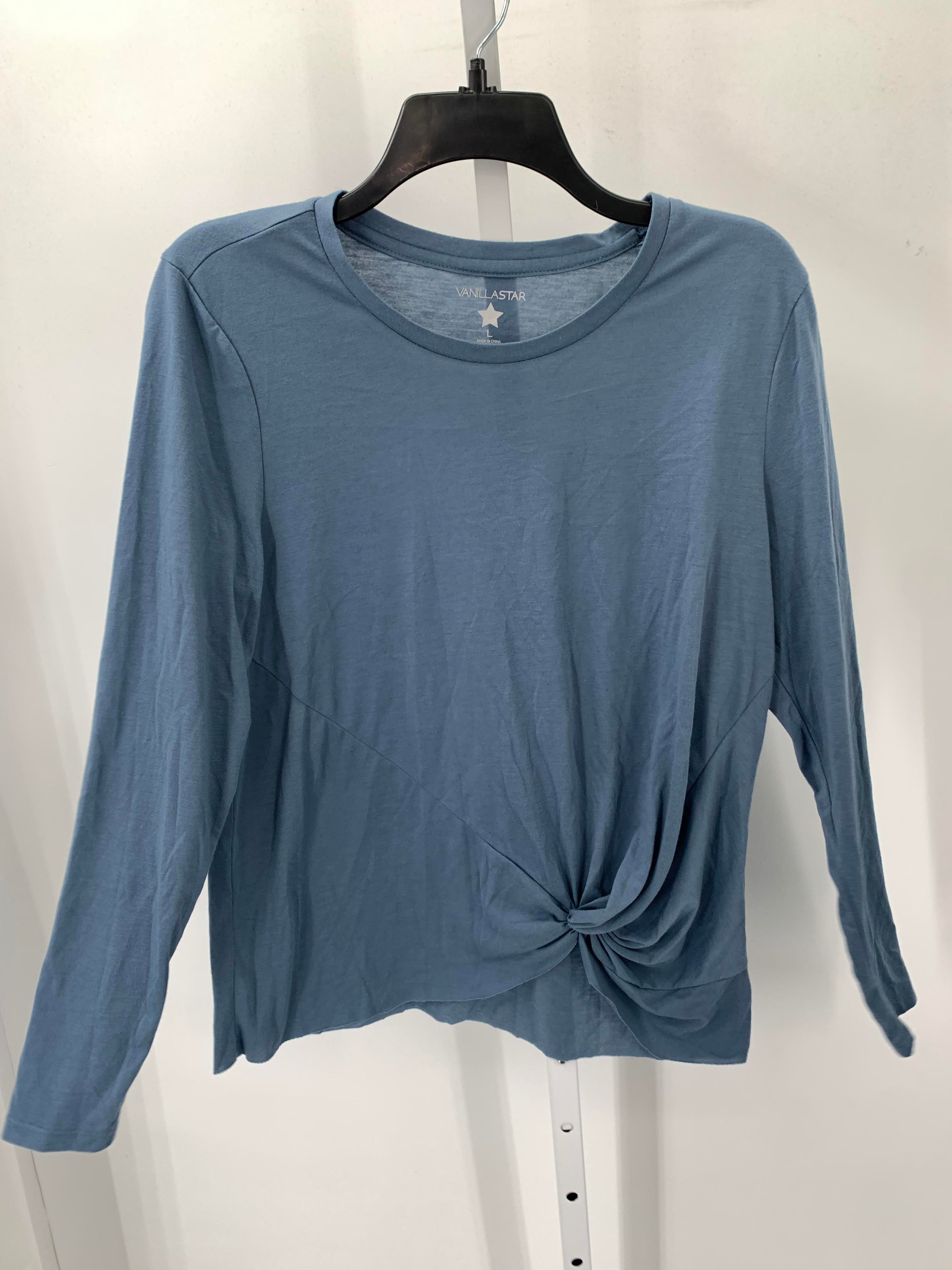 Vanilla Star Size Large Juniors Long Sleeve Shirt