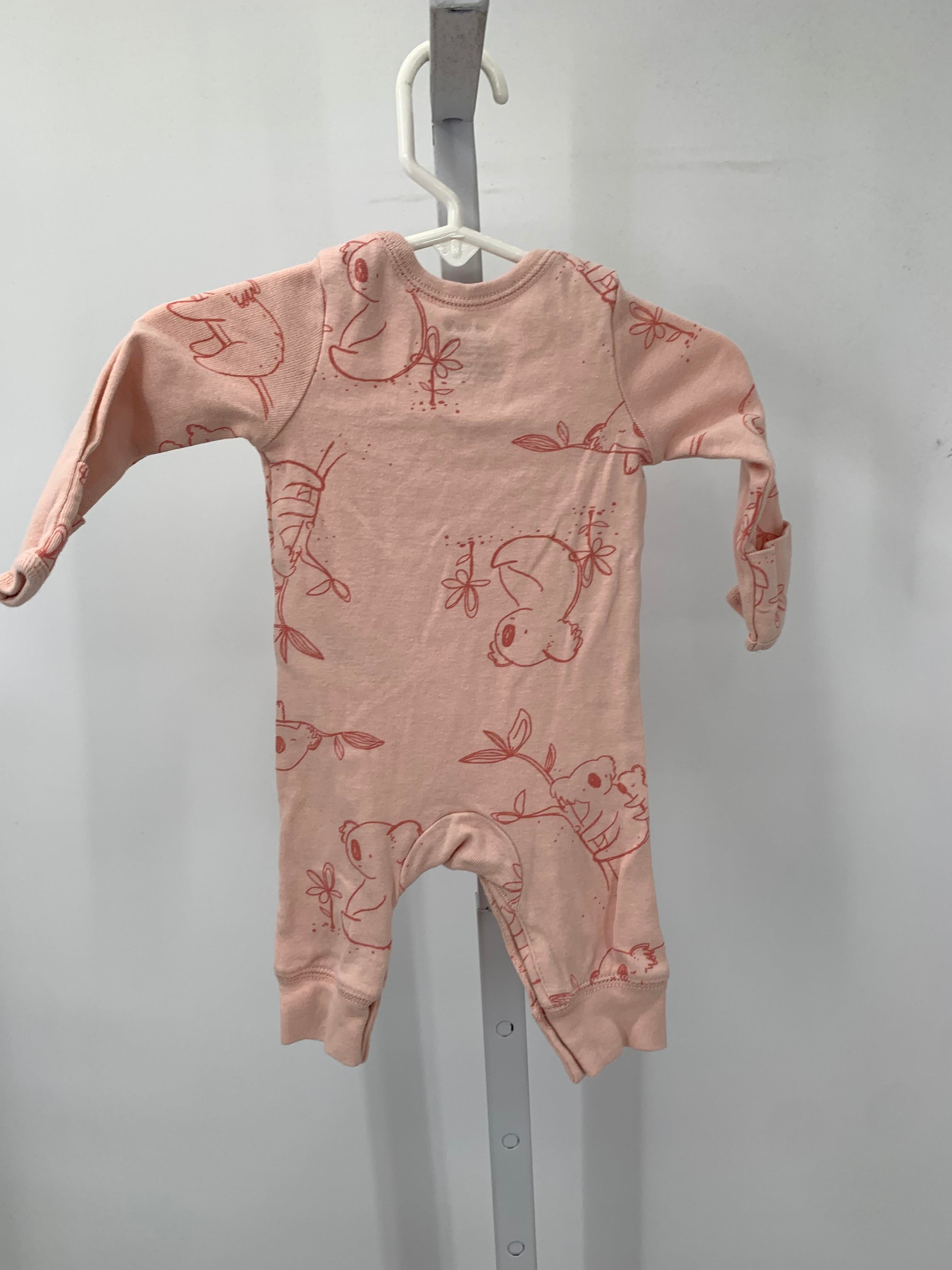 Carters Size Newborn Girls Long Slv. Romper