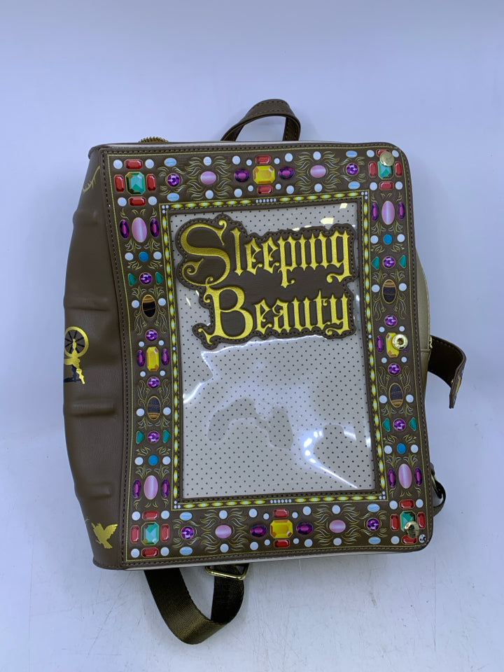 Disney Loungefly Sleeping Beauty Storybook Backpack Purse