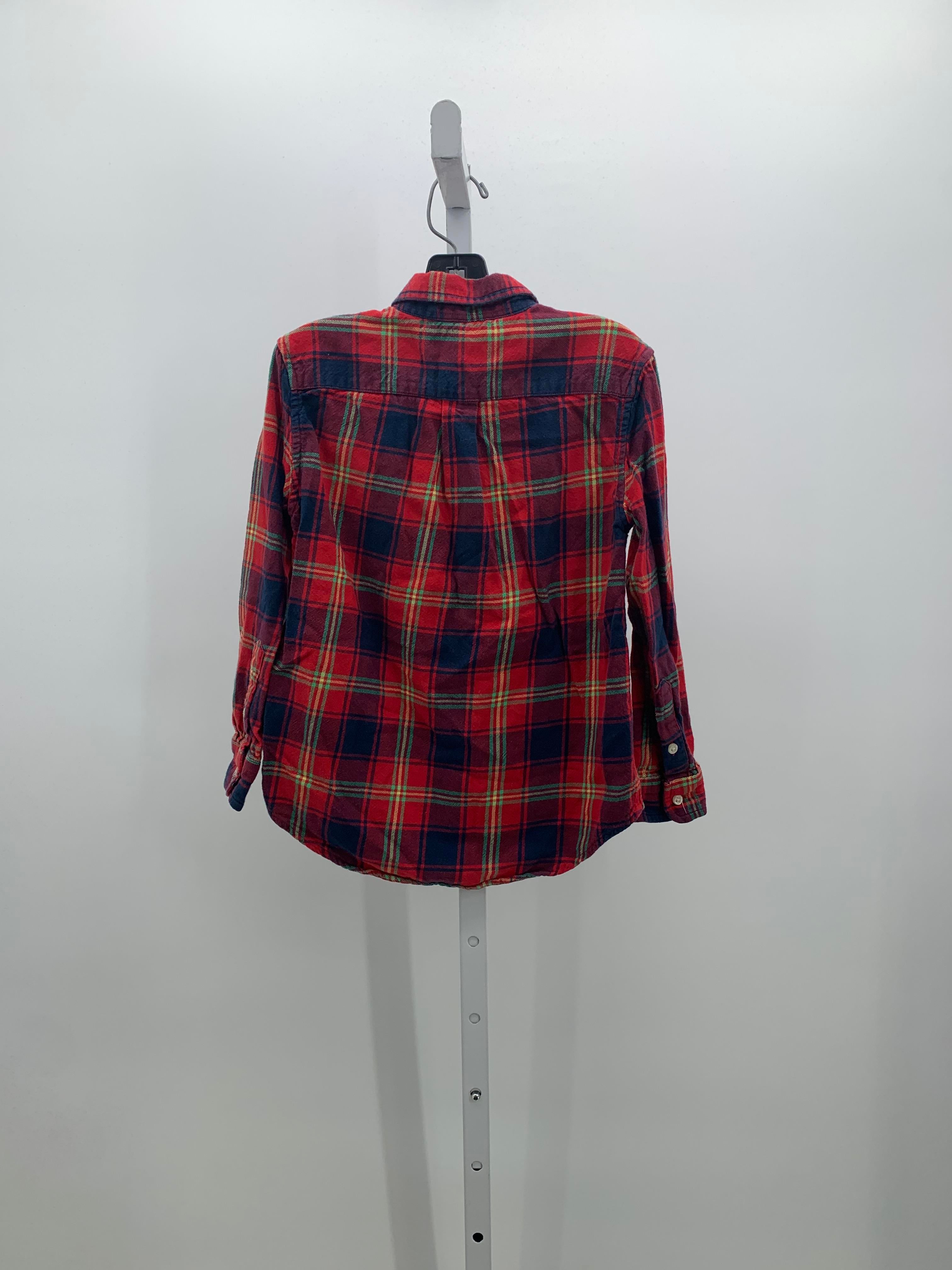 PLAID BTN DOWN