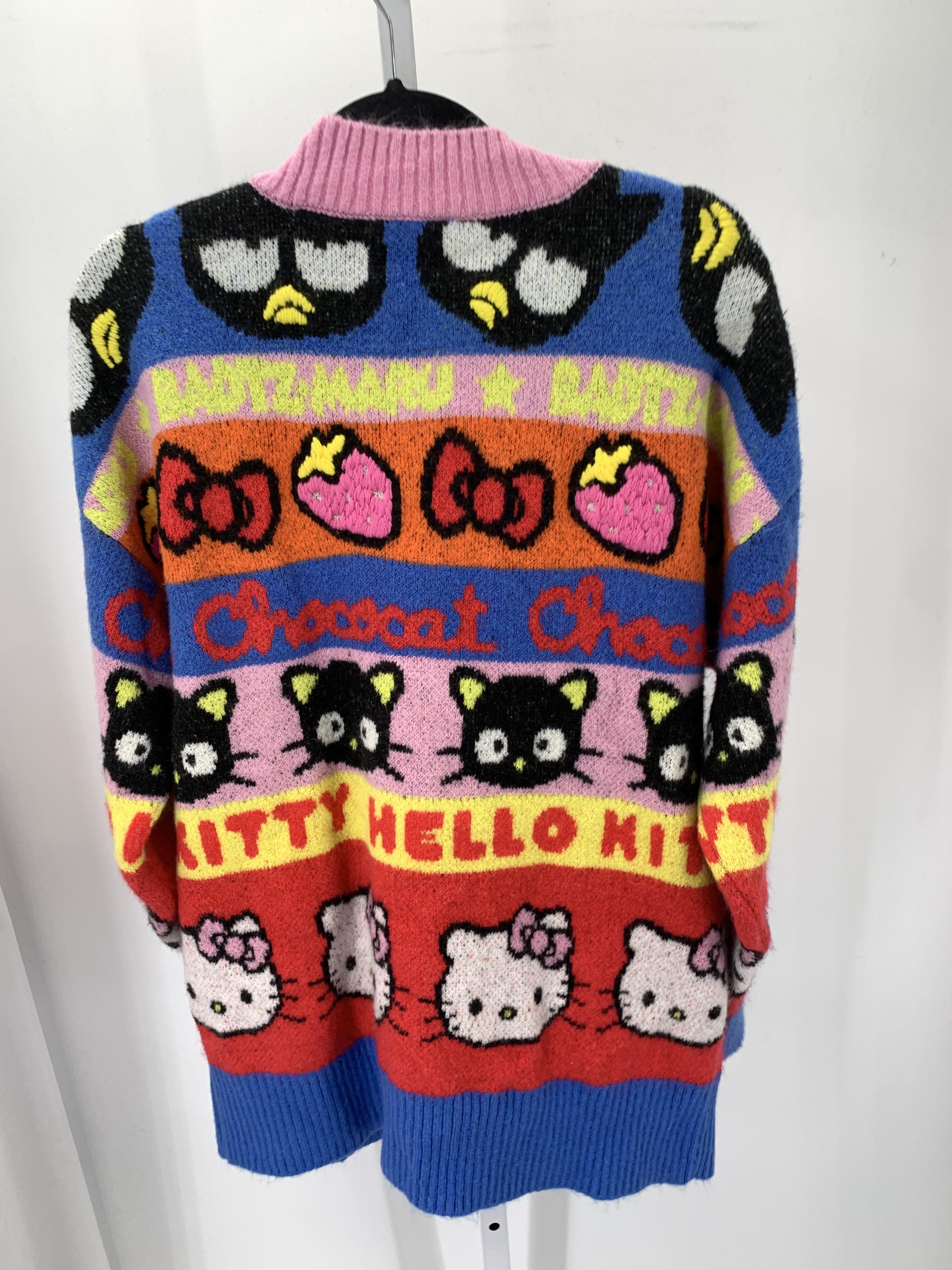 Hello Kitty Size Medium Juniors Short Sleeve Sweater