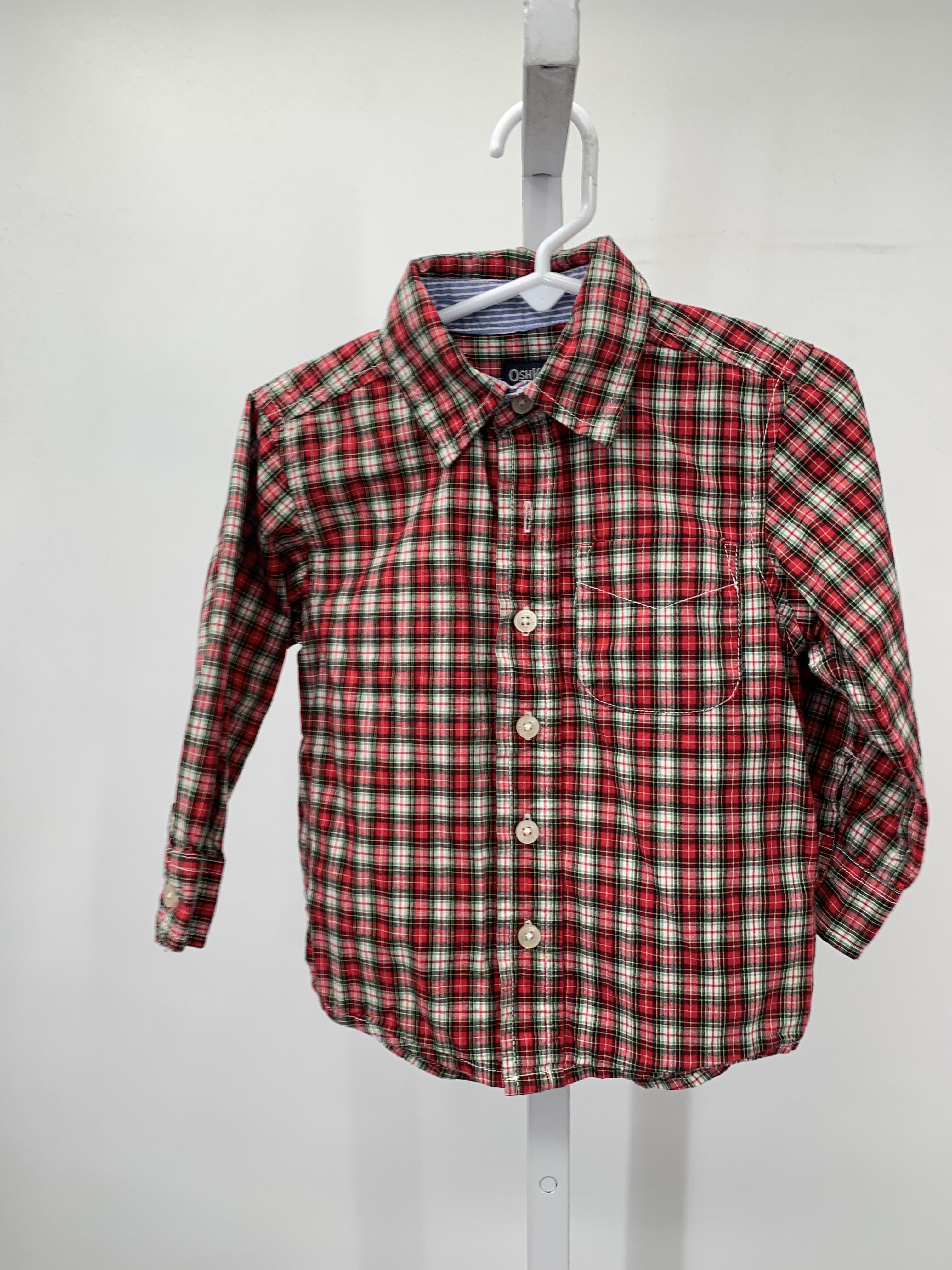 PLAID BTN DOWN