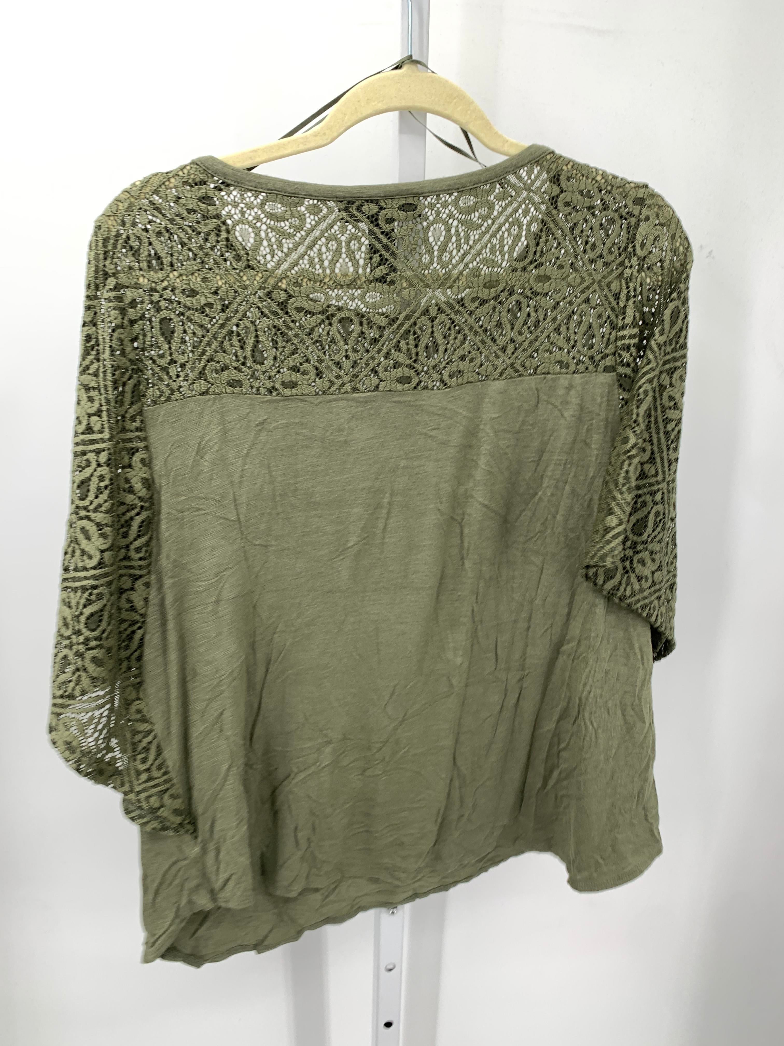 Style & Co. Size Medium Misses Short Sleeve Shirt