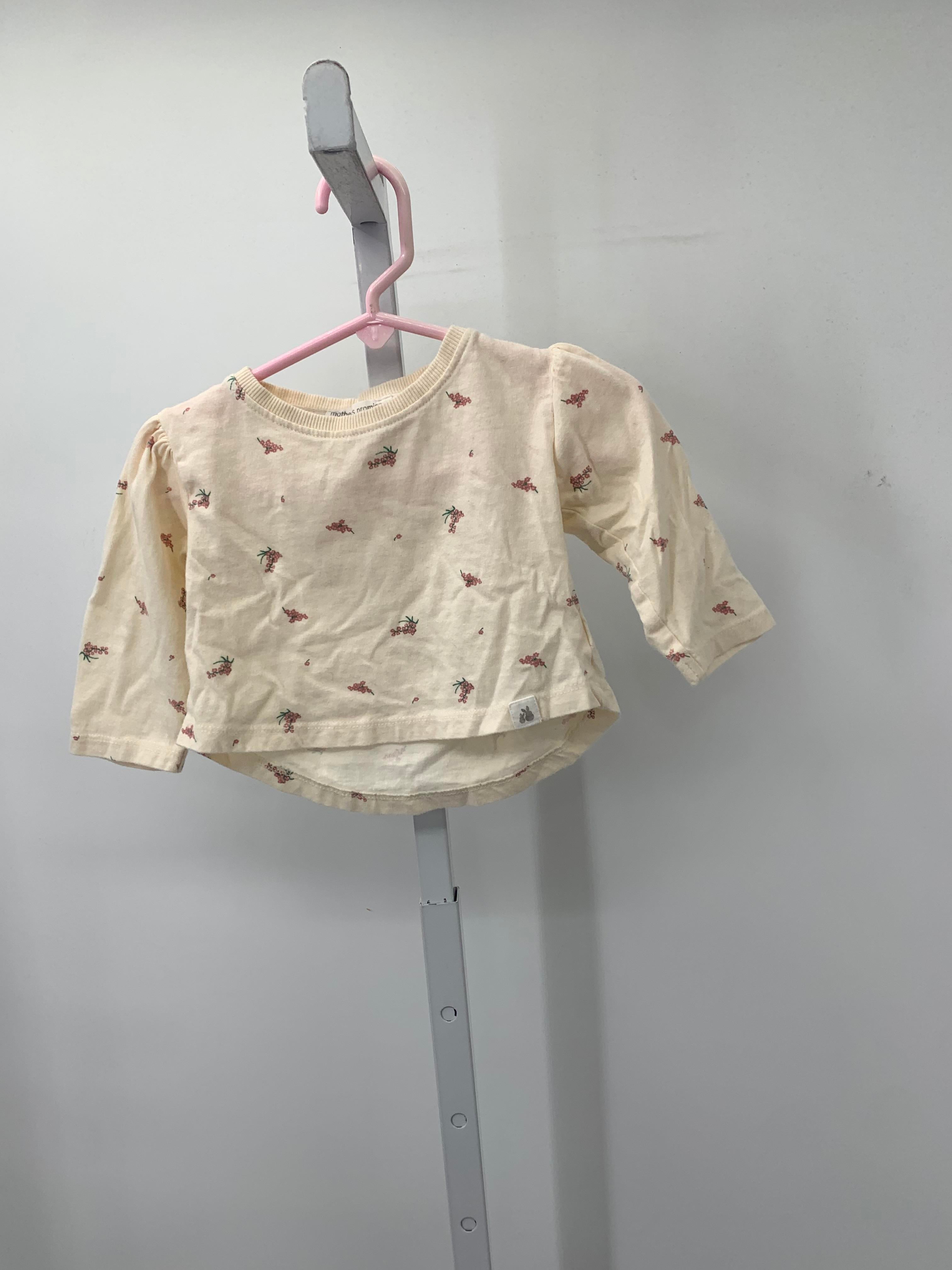 Size 3-6 Months Girls Long Sleeve Shirt