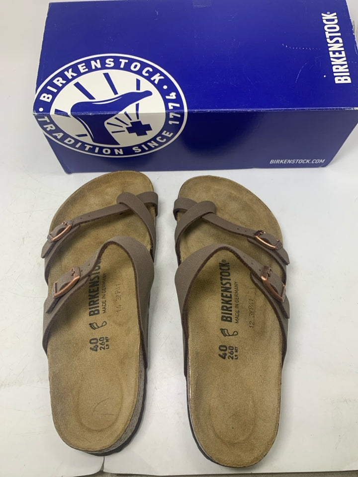 Birkenstock Mayari Mocha Adjustable Buckle Straps Sandals