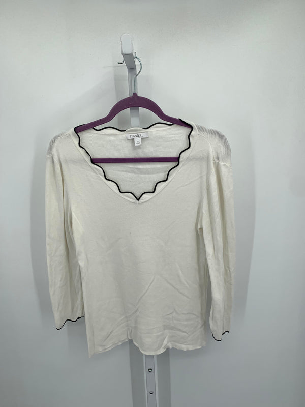 Roz & Ali Size Medium Misses Long Slv Sweater