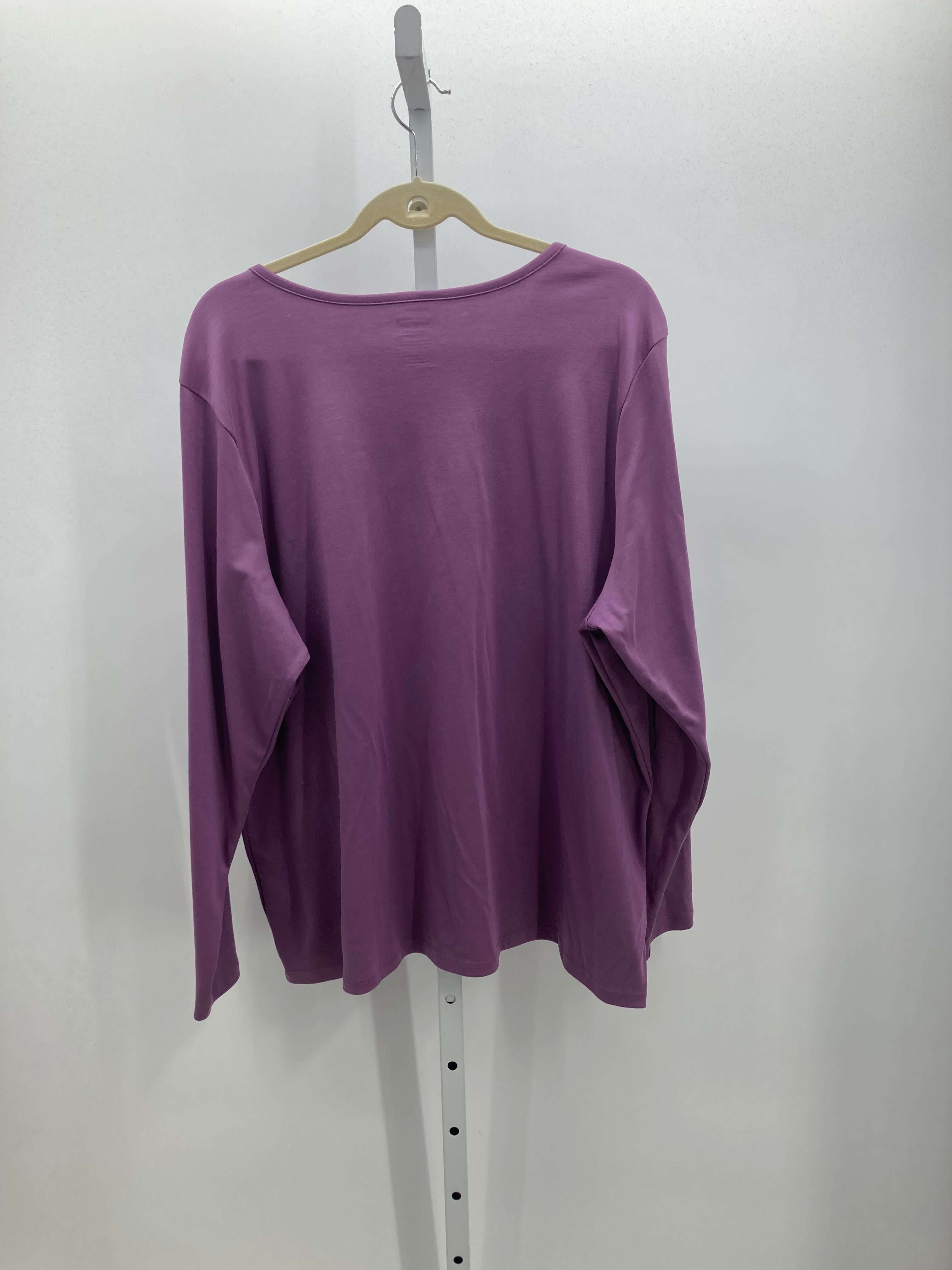 LL Bean Size 3X Womens Long Sleeve Shirt