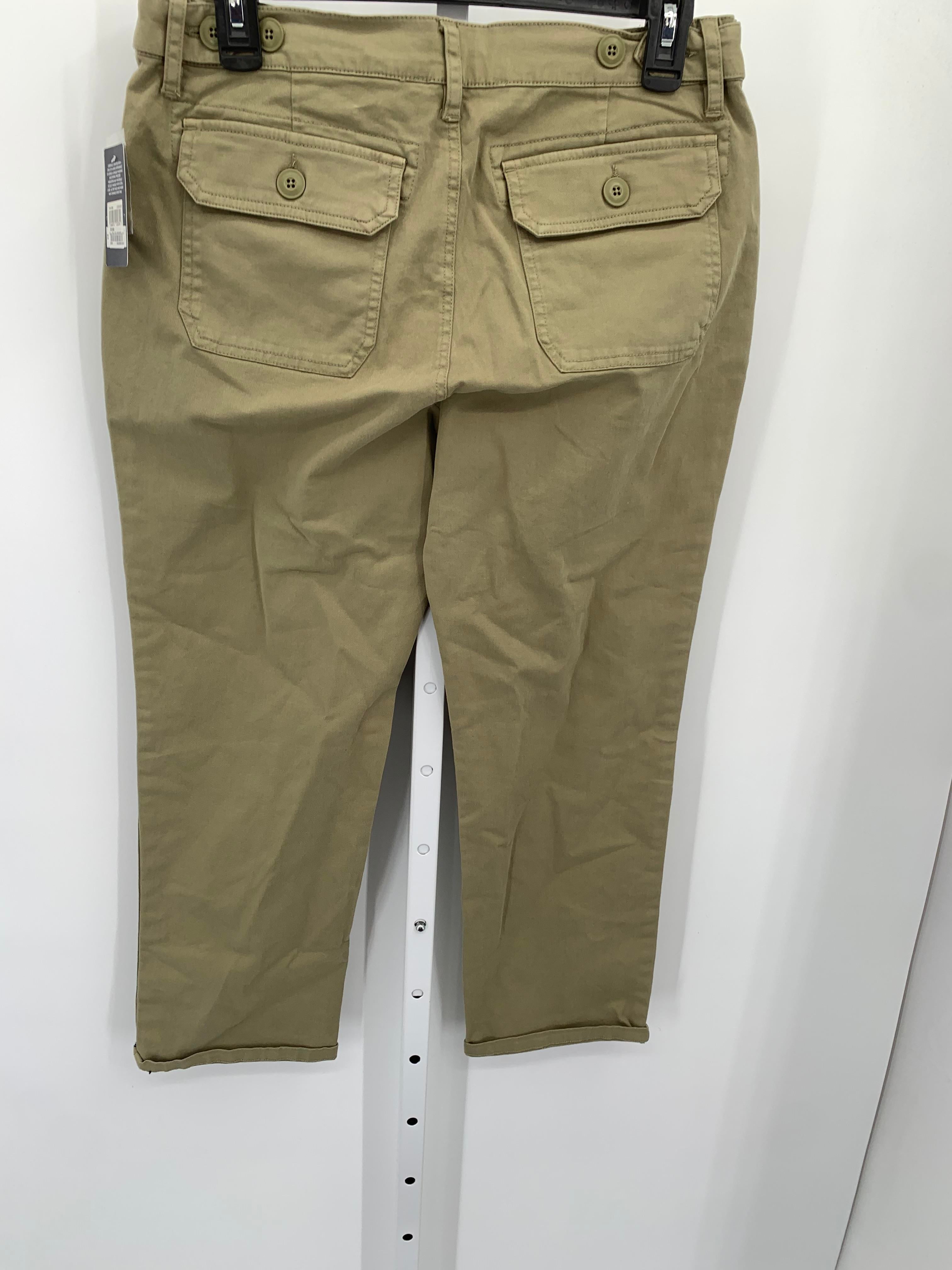 Lucky Brand Size 8 Misses Cropped Pants