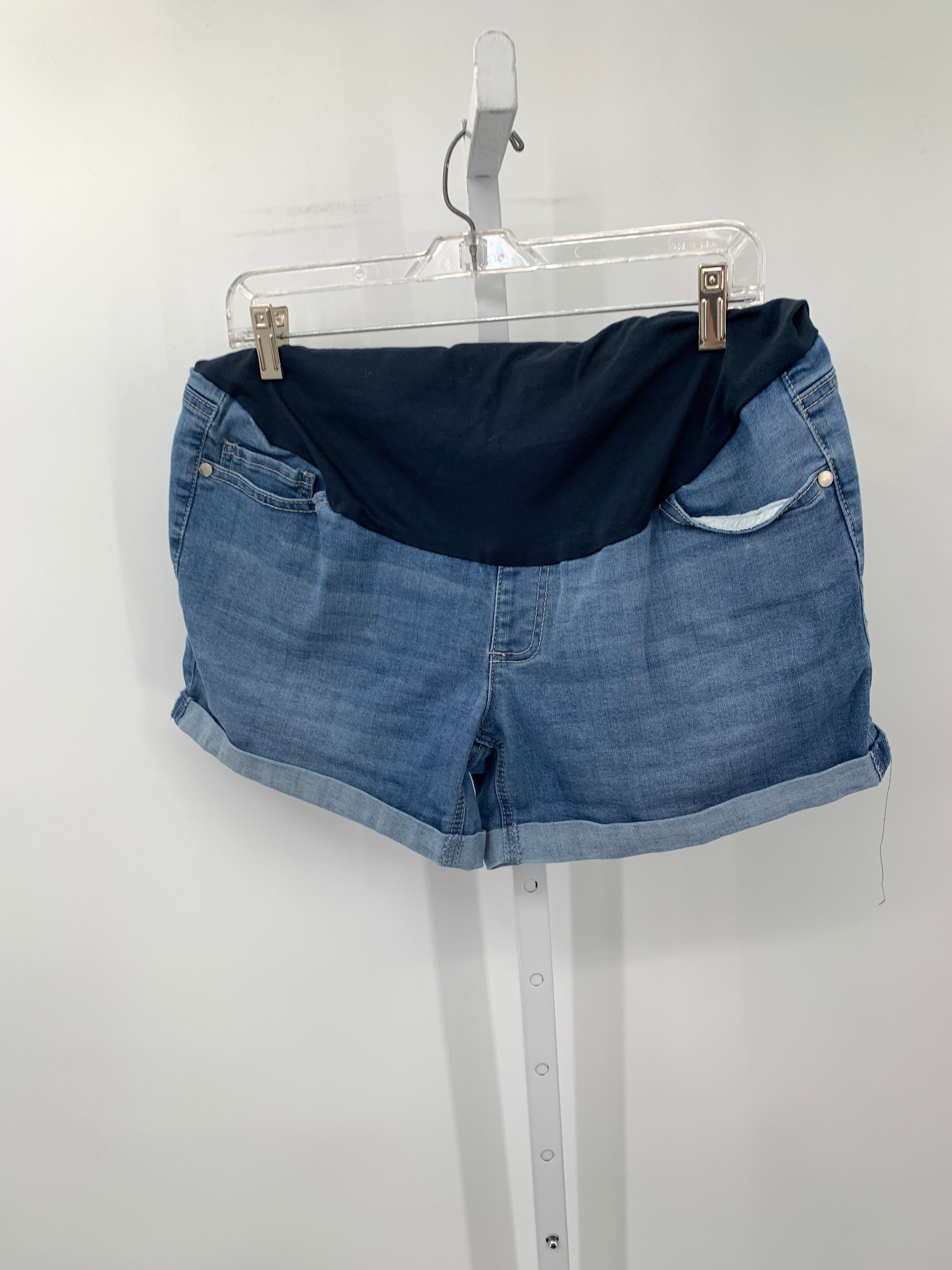 Time and Tru Denim Size Large Maternity Shorts