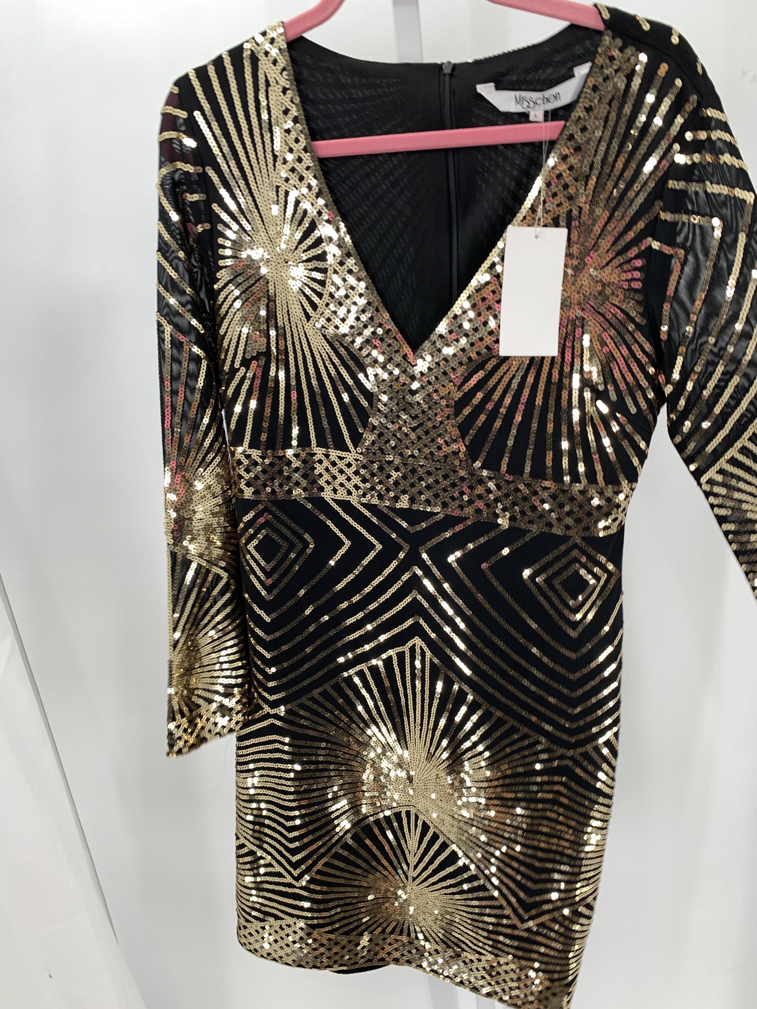Size Large Misses Long Sleeve Dress