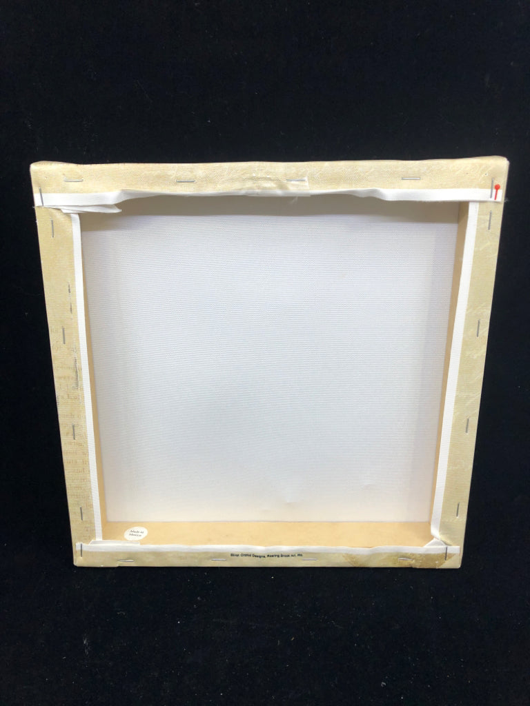 TAN SEA SHELL CANVAS WALL ART.