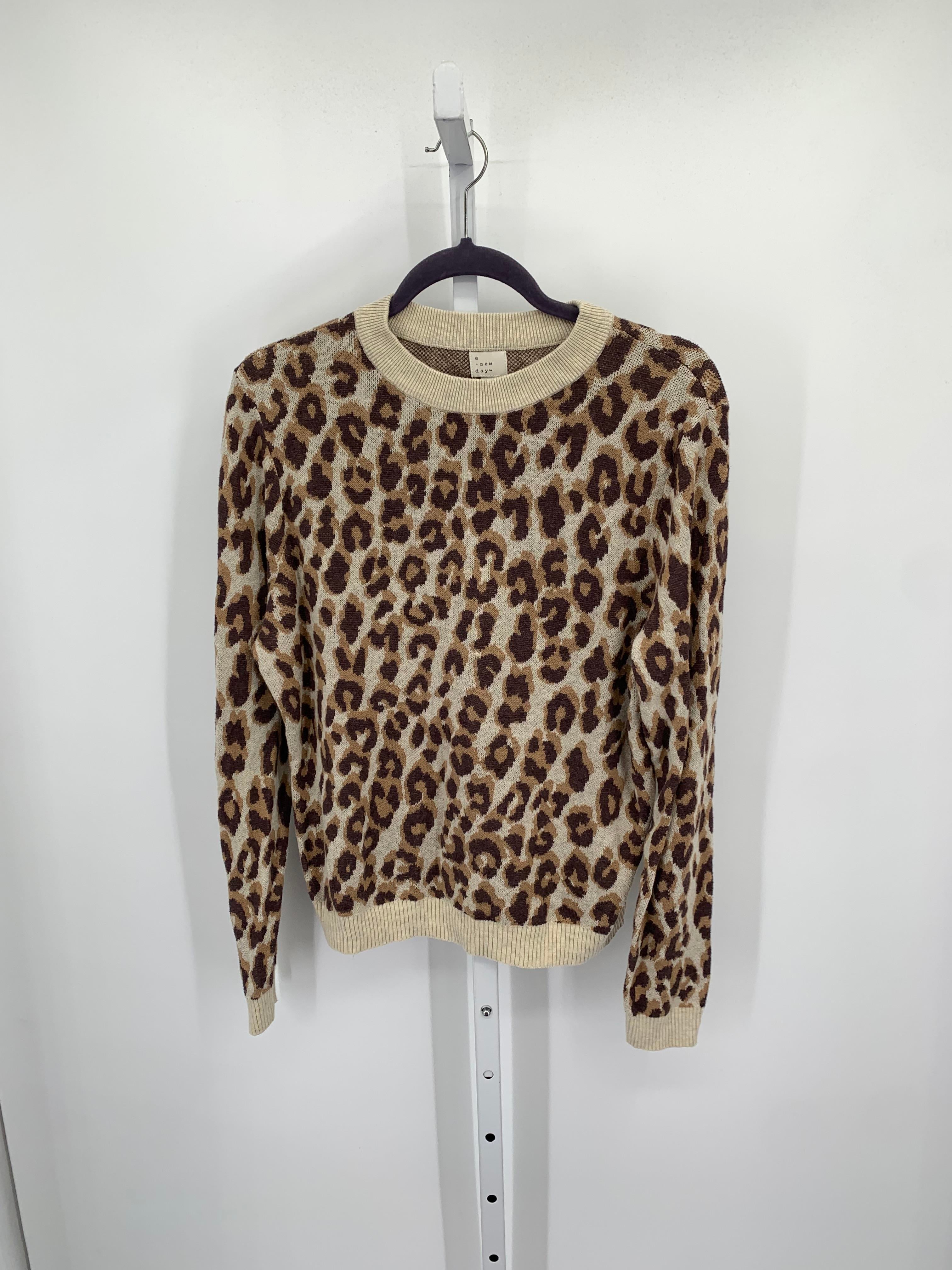 A New Day Size Medium Misses Long Slv Sweater