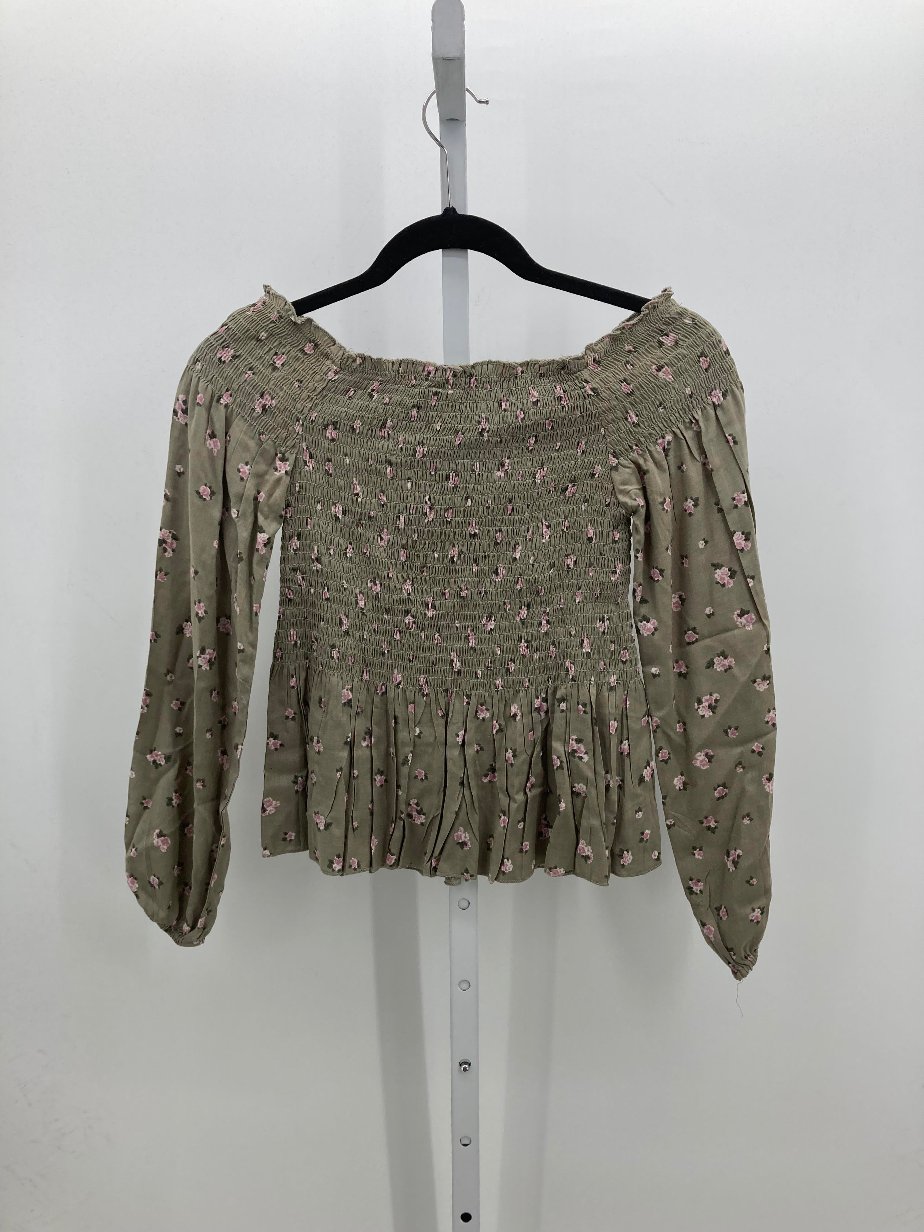Japna Size X Small Juniors Long Sleeve Shirt