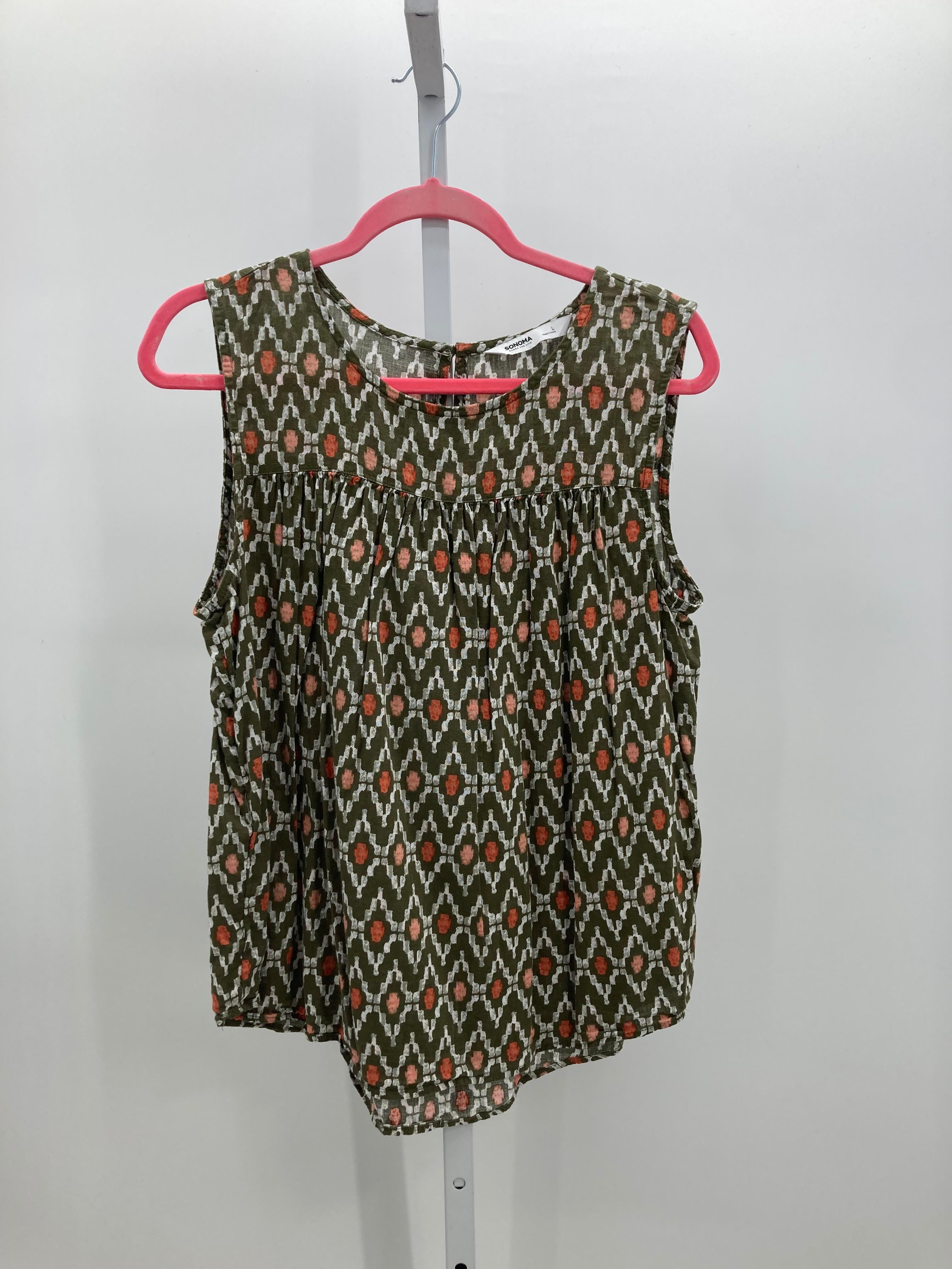 Sonoma Size Large Misses Sleeveless Shirt