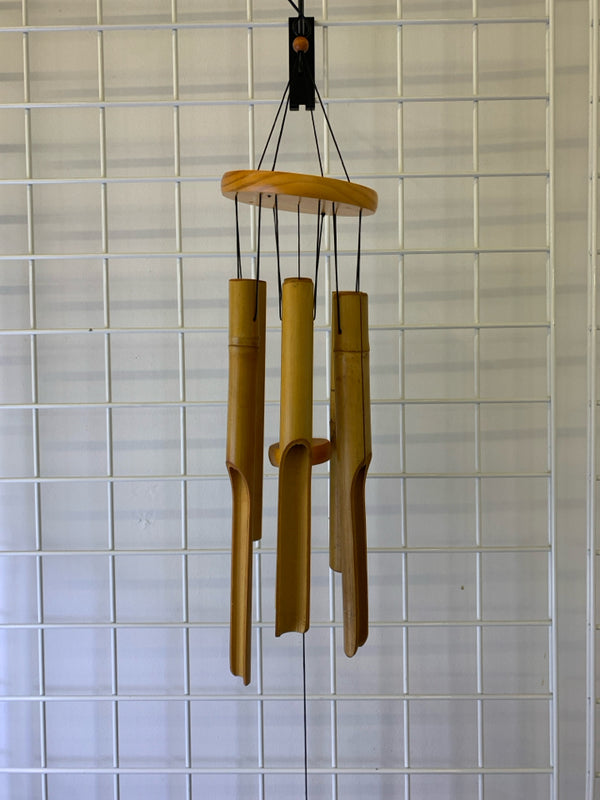 BLONDE BAMBOO WIND CHIME.