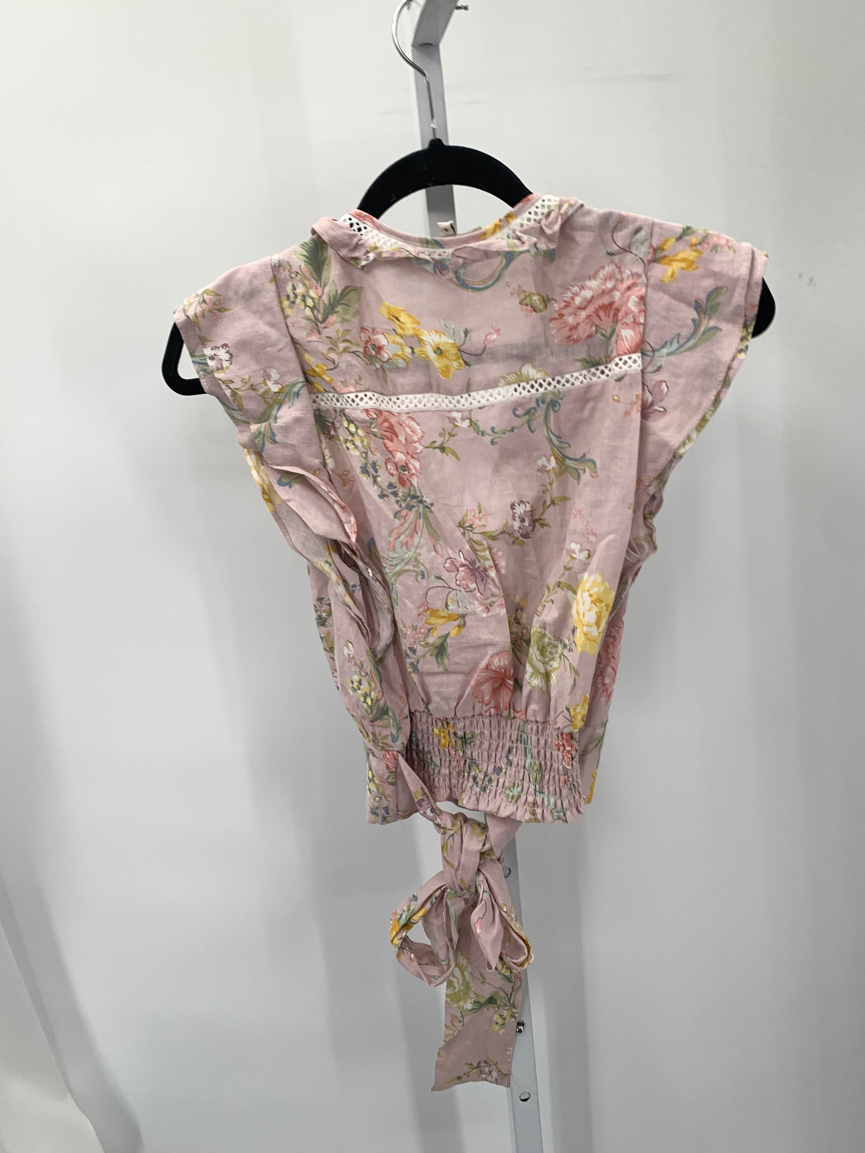 Laura Ashley Size Small Misses Short Sleeve Shirt