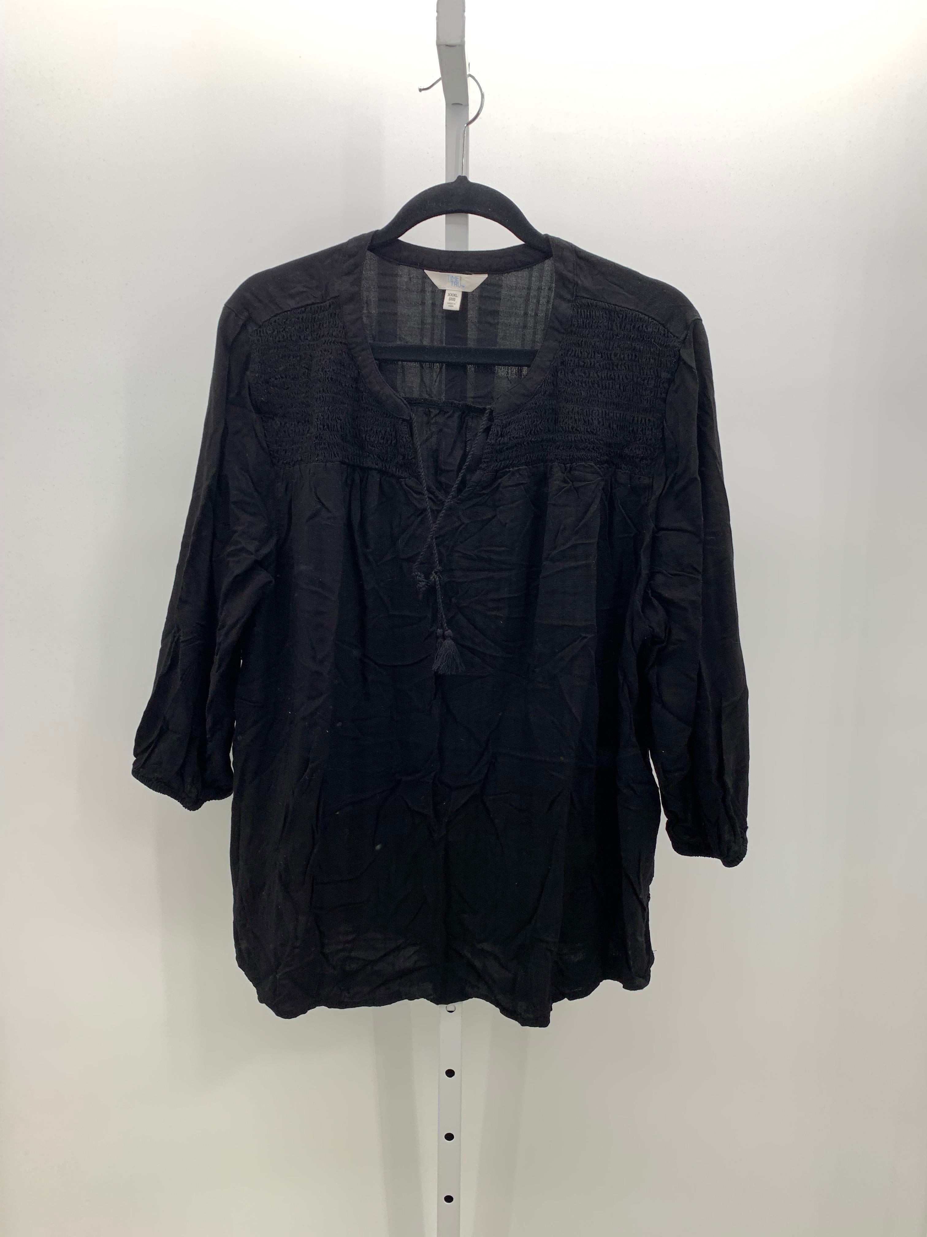 Time and Tru Size XXXL Misses 3/4 Sleeve Shirt
