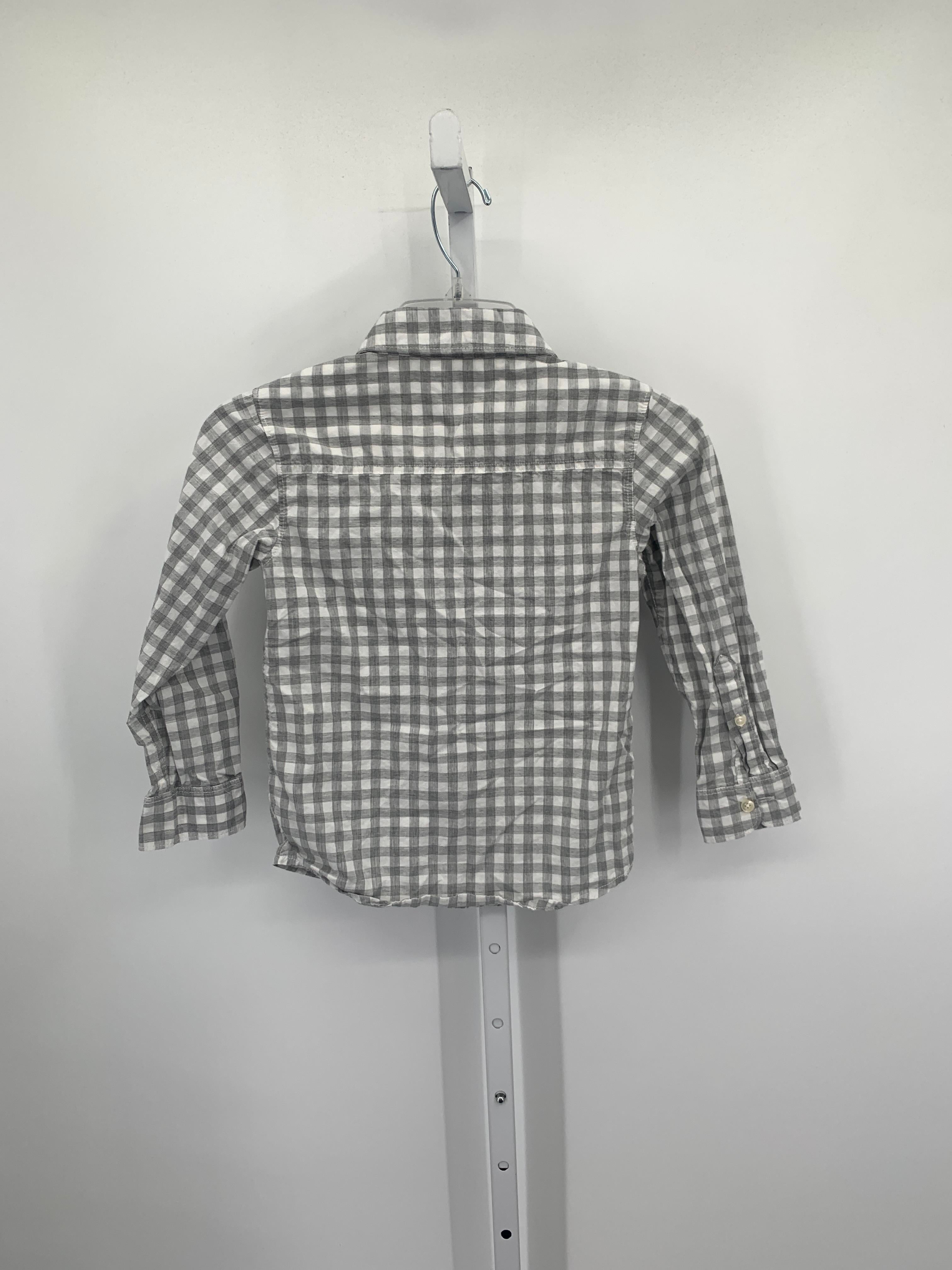 WHITE CHECKERED BUTTON DOWN