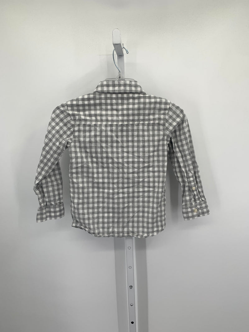 WHITE CHECKERED BUTTON DOWN