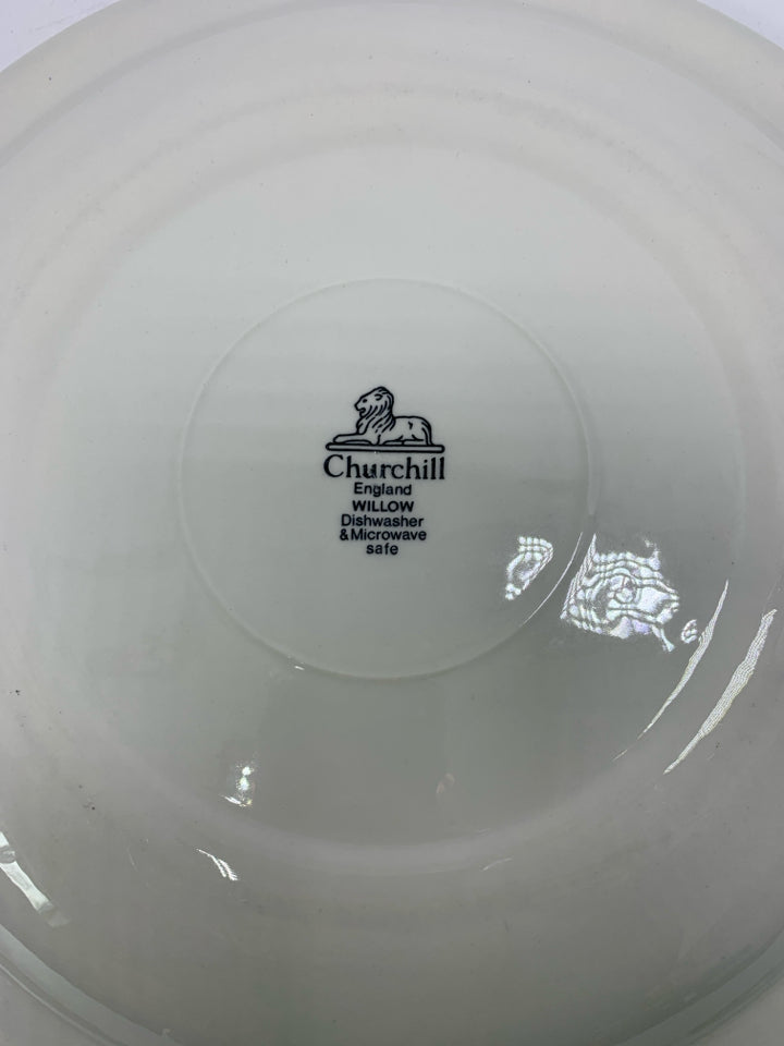 ASIAN STYLE IRONSTONE BLUE/WHITE PLATTER.