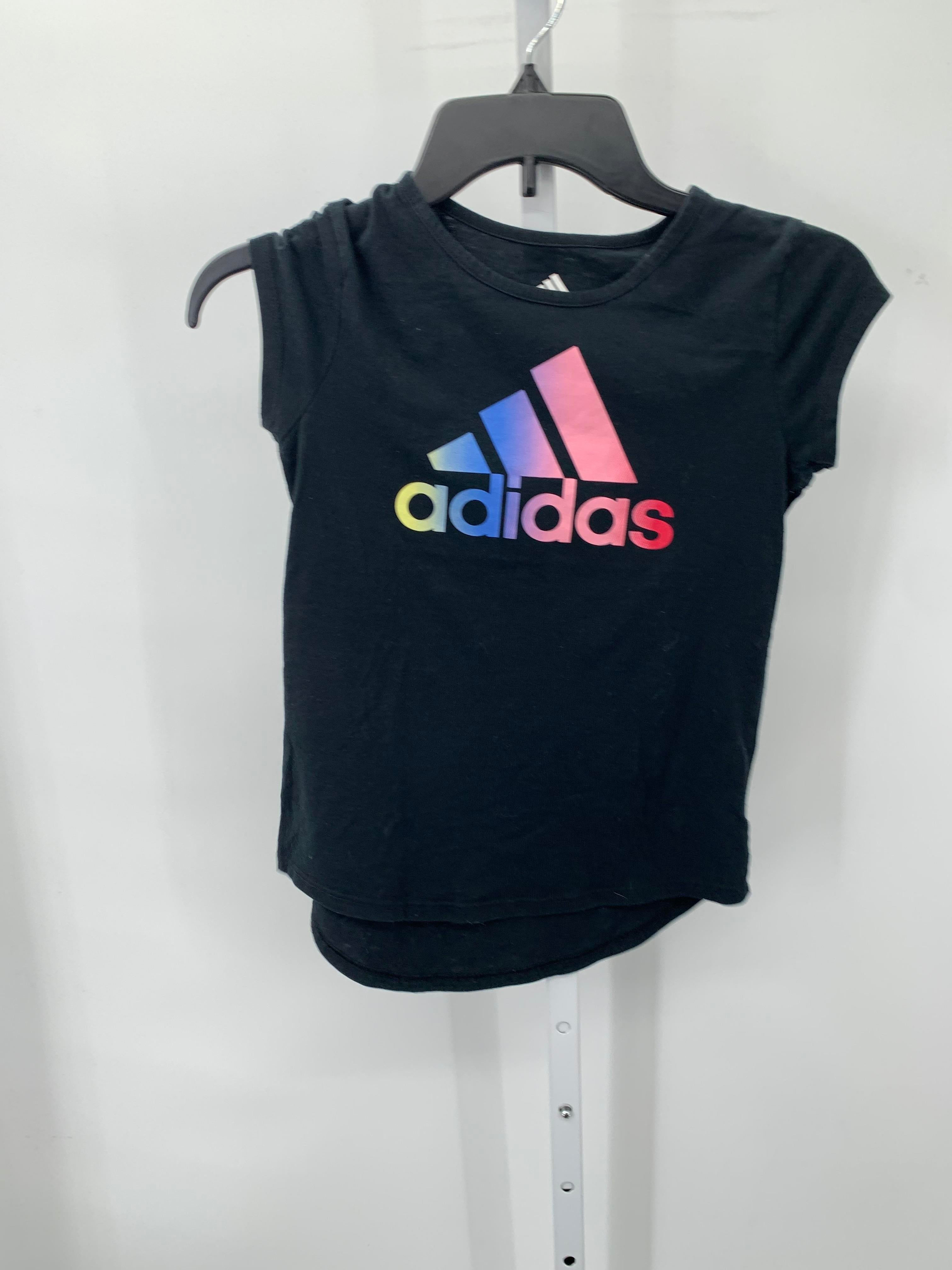 Adidas Size 10-12 Girls Short Sleeve Shirt