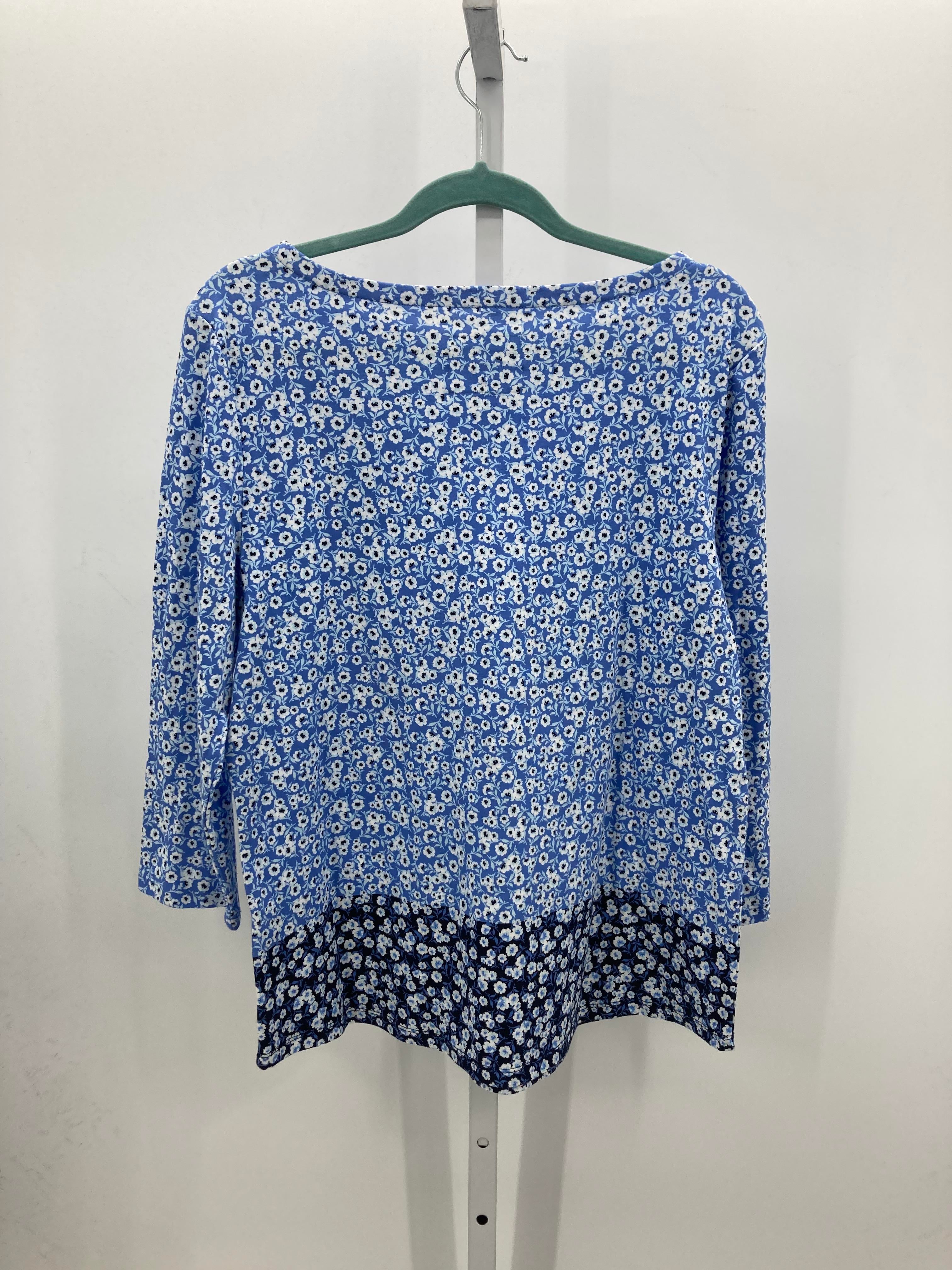 Charter Club Size Extra Large Misses 3/4 Sleeve Shirt