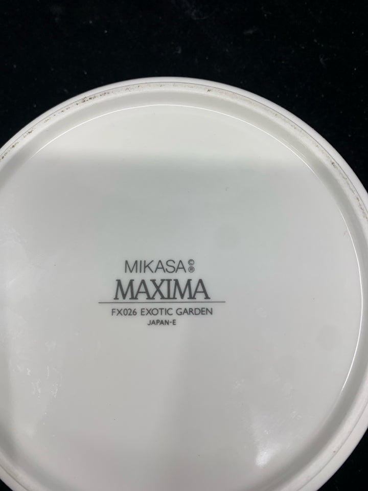 MIKASA "EXOTIC GARDEN" CIRCLE TRINKET BOX.