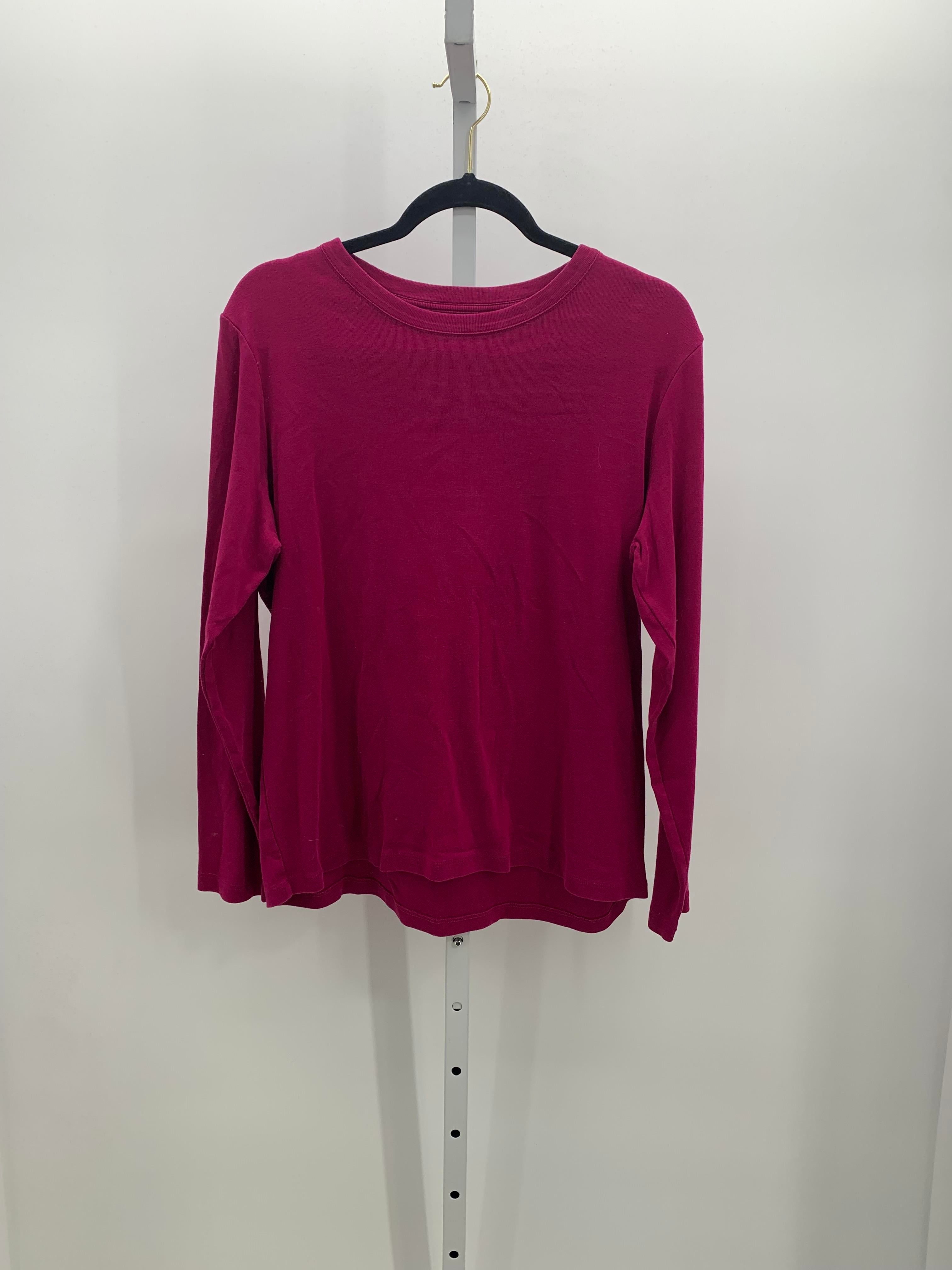 Lands End Size Large Misses Long Sleeve Shirt