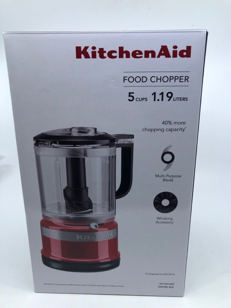 NIB KITCHEN AID 5 CUP FOOD CHOPPER.