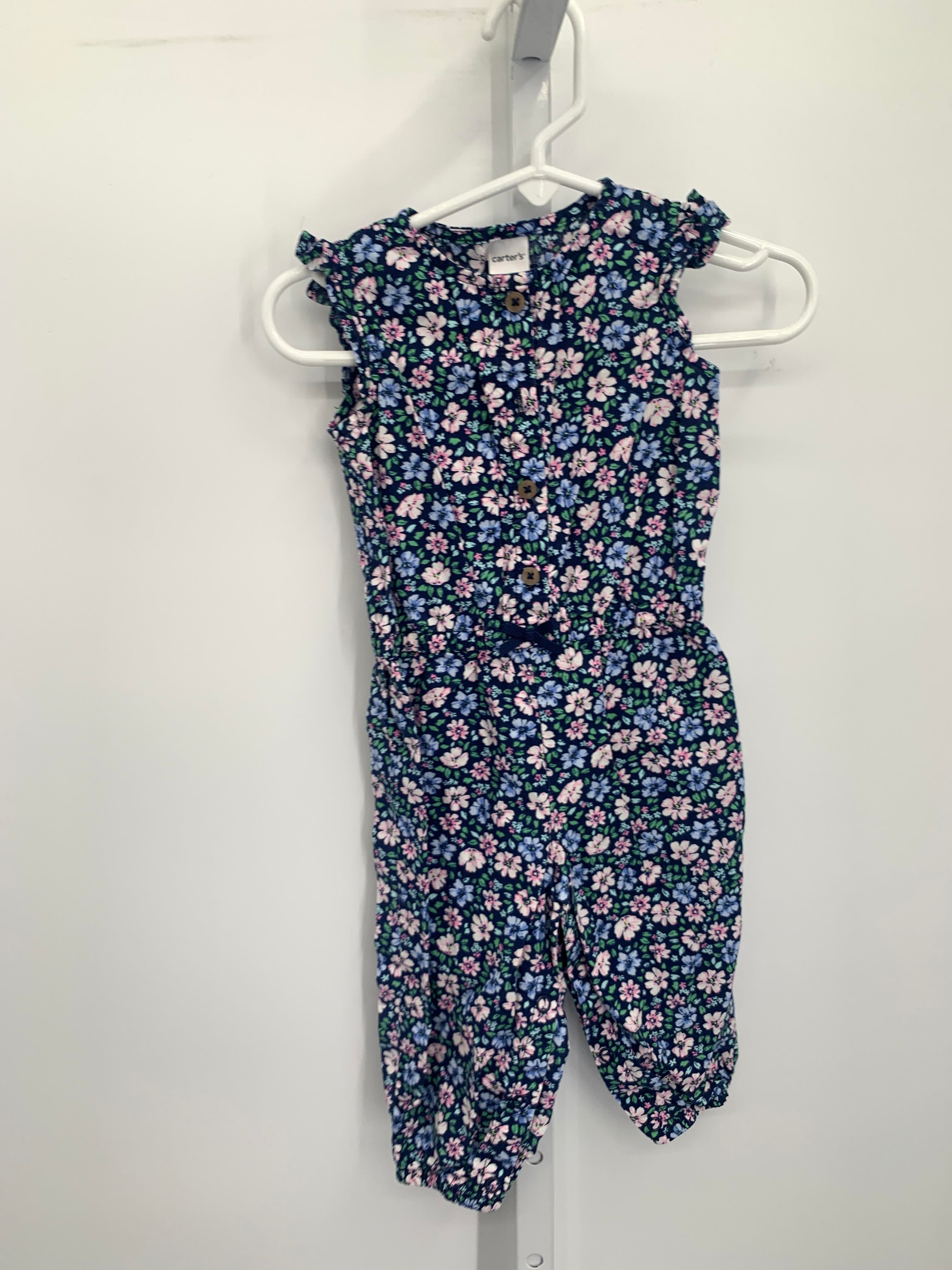 Carters Size 9 Months Girls Sleeveless Romper