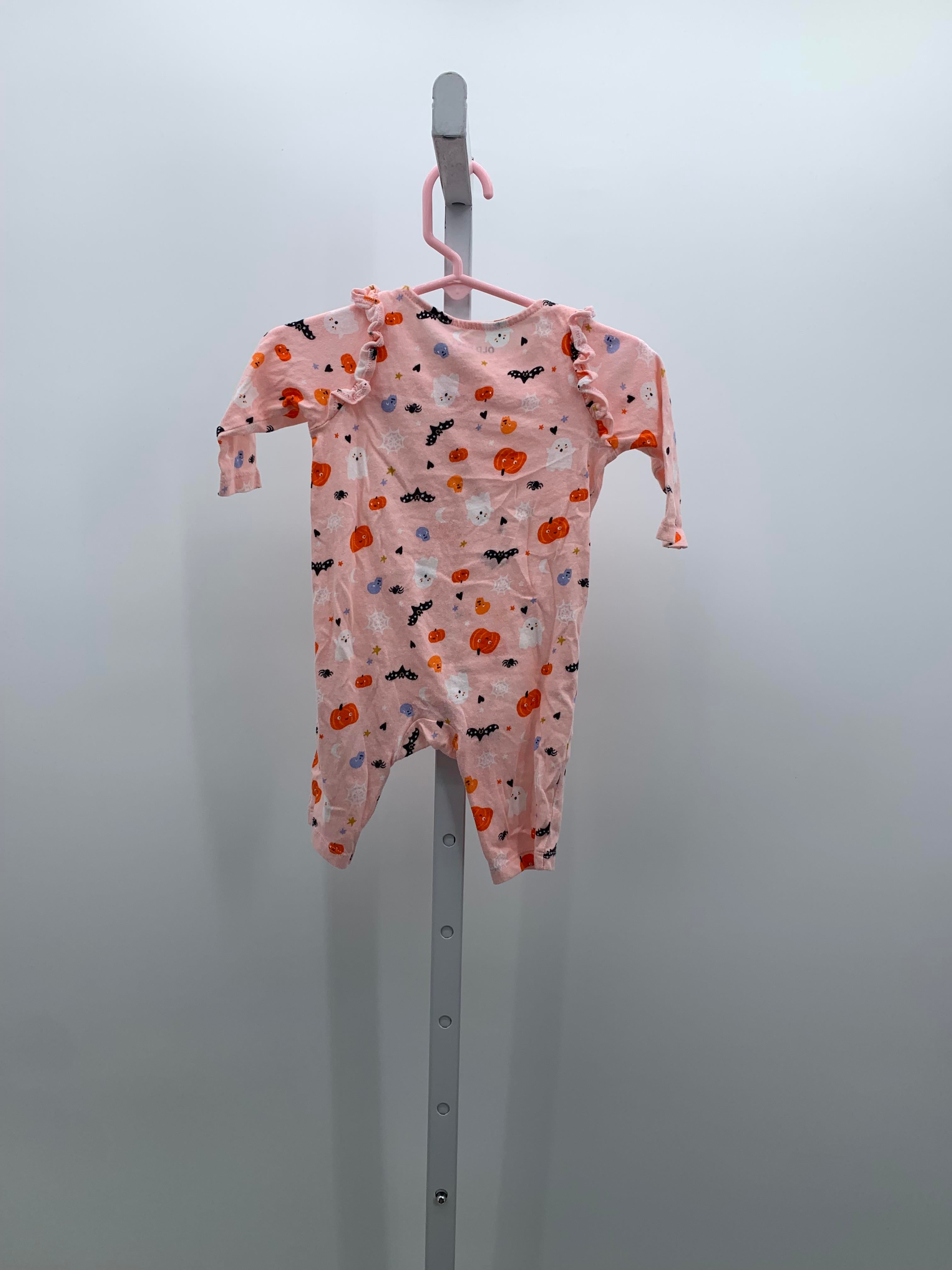 LONG SLV ROMPER BATS AND GHOSTS