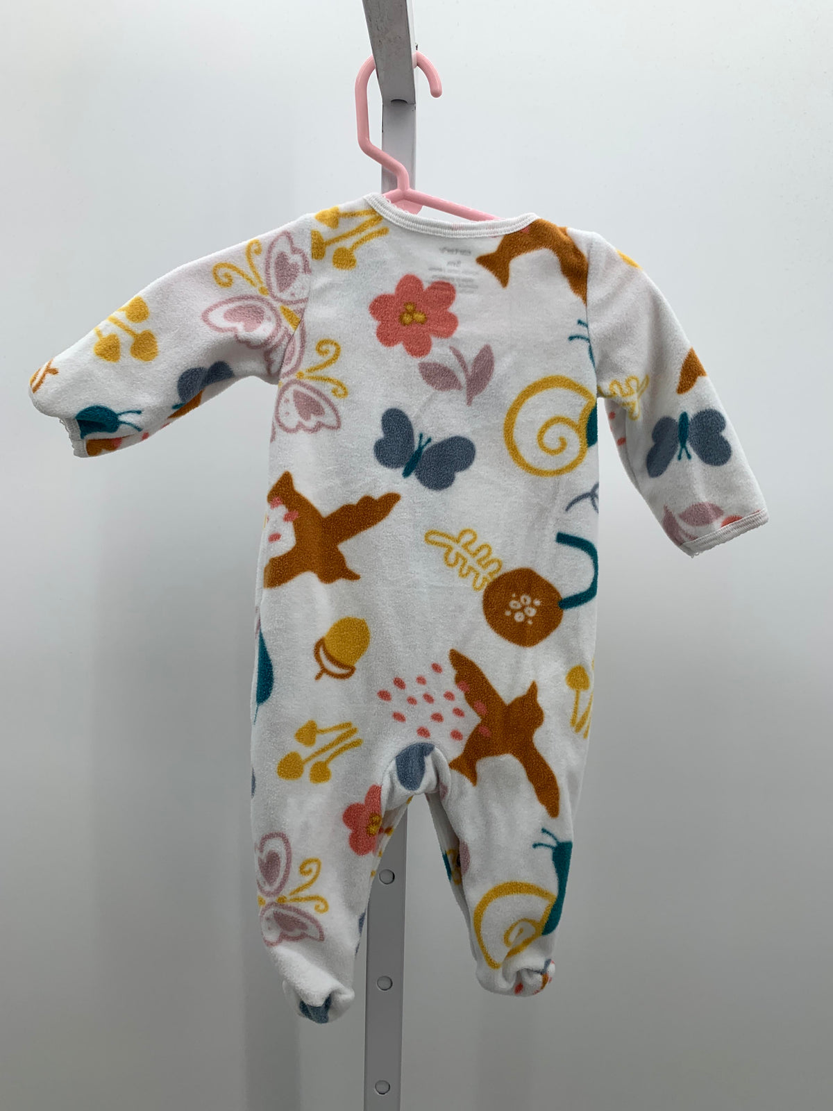 Carters Size 3 Months Girls Long Slv. Romper