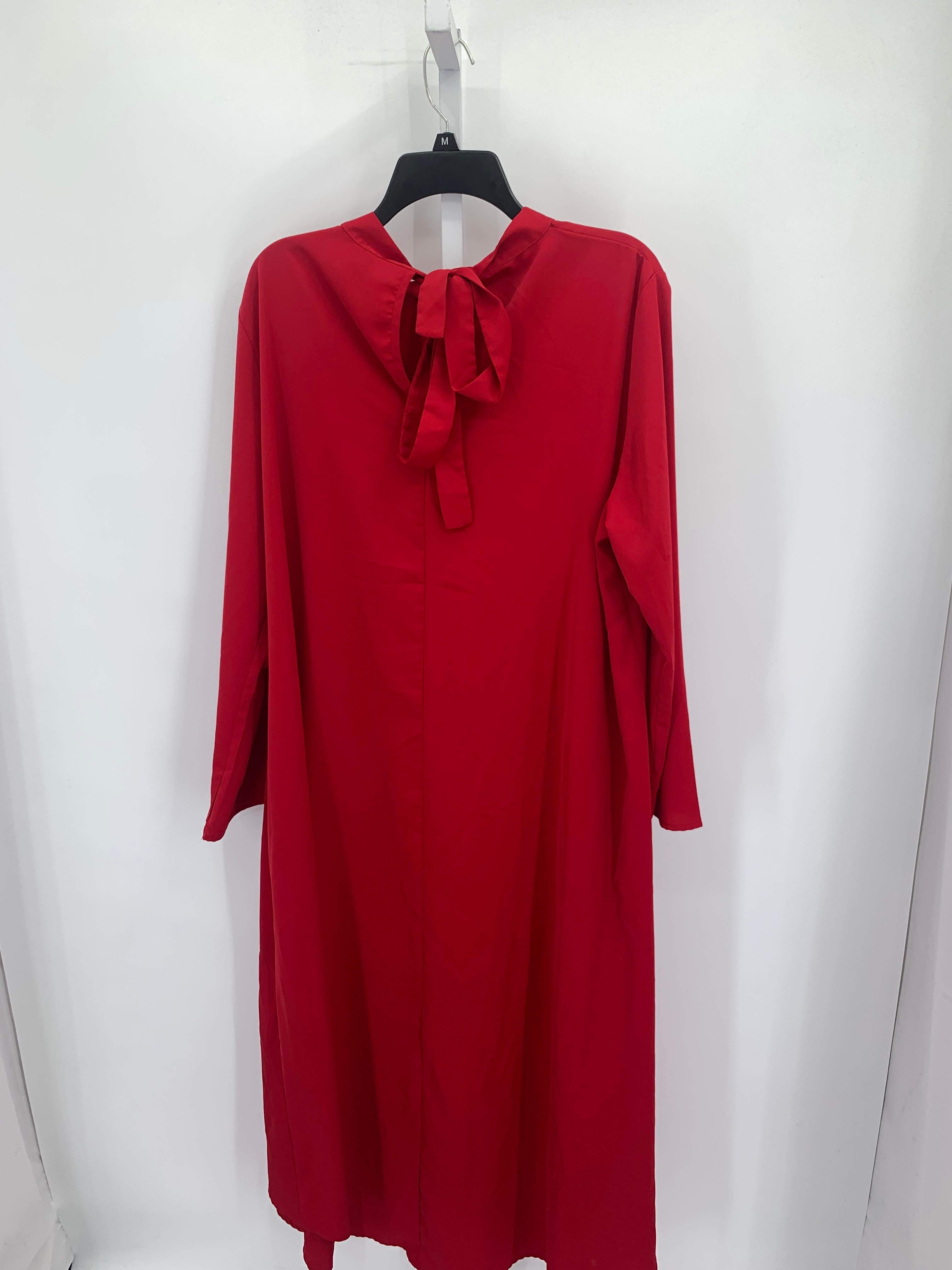 Size 2X Womens Long Sleeve Dress