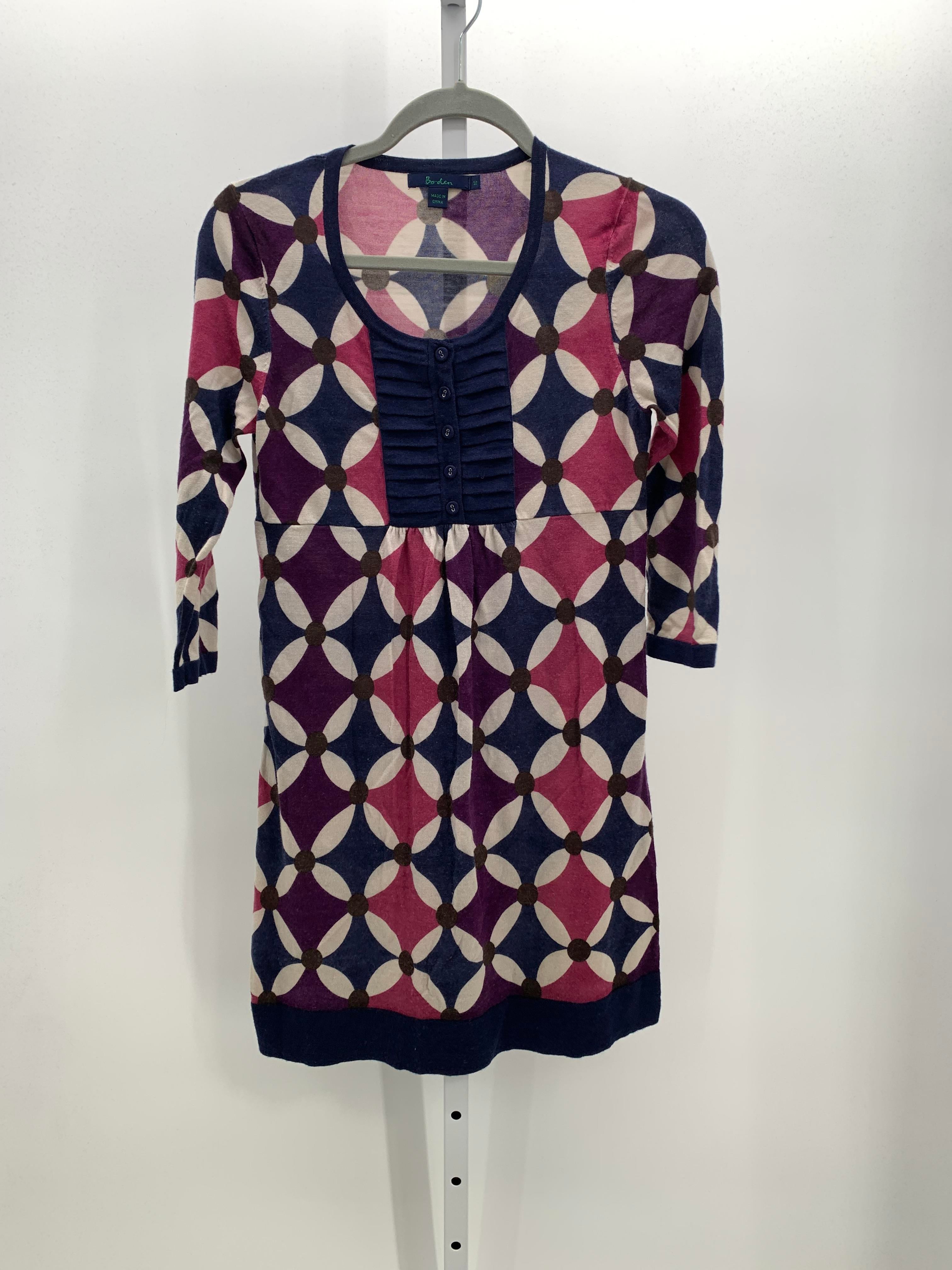 Boden Size 10 Girls Long Sleeve Dress