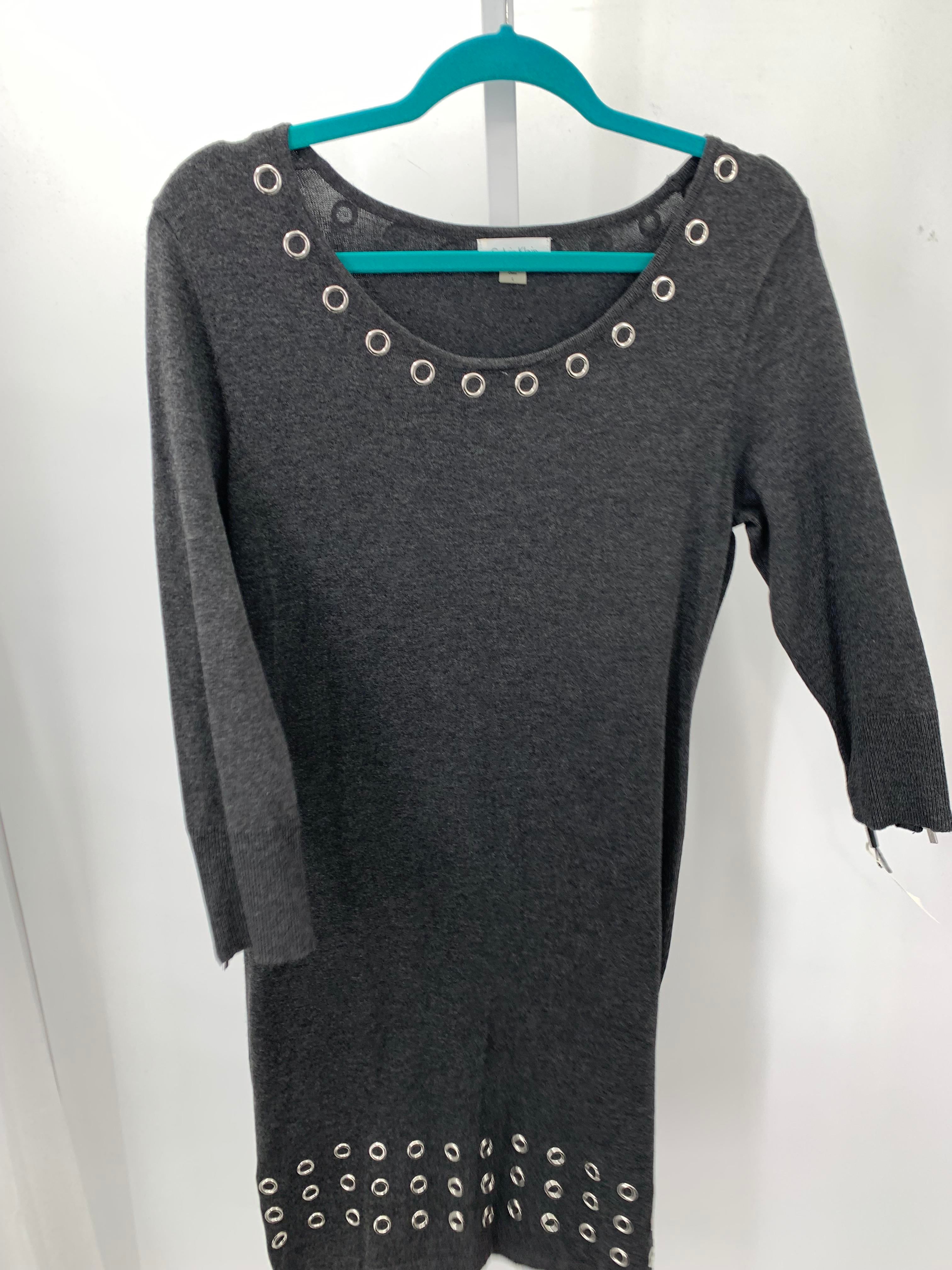 Calvin Klein Size Large Misses 3/4 Sleeve Dress