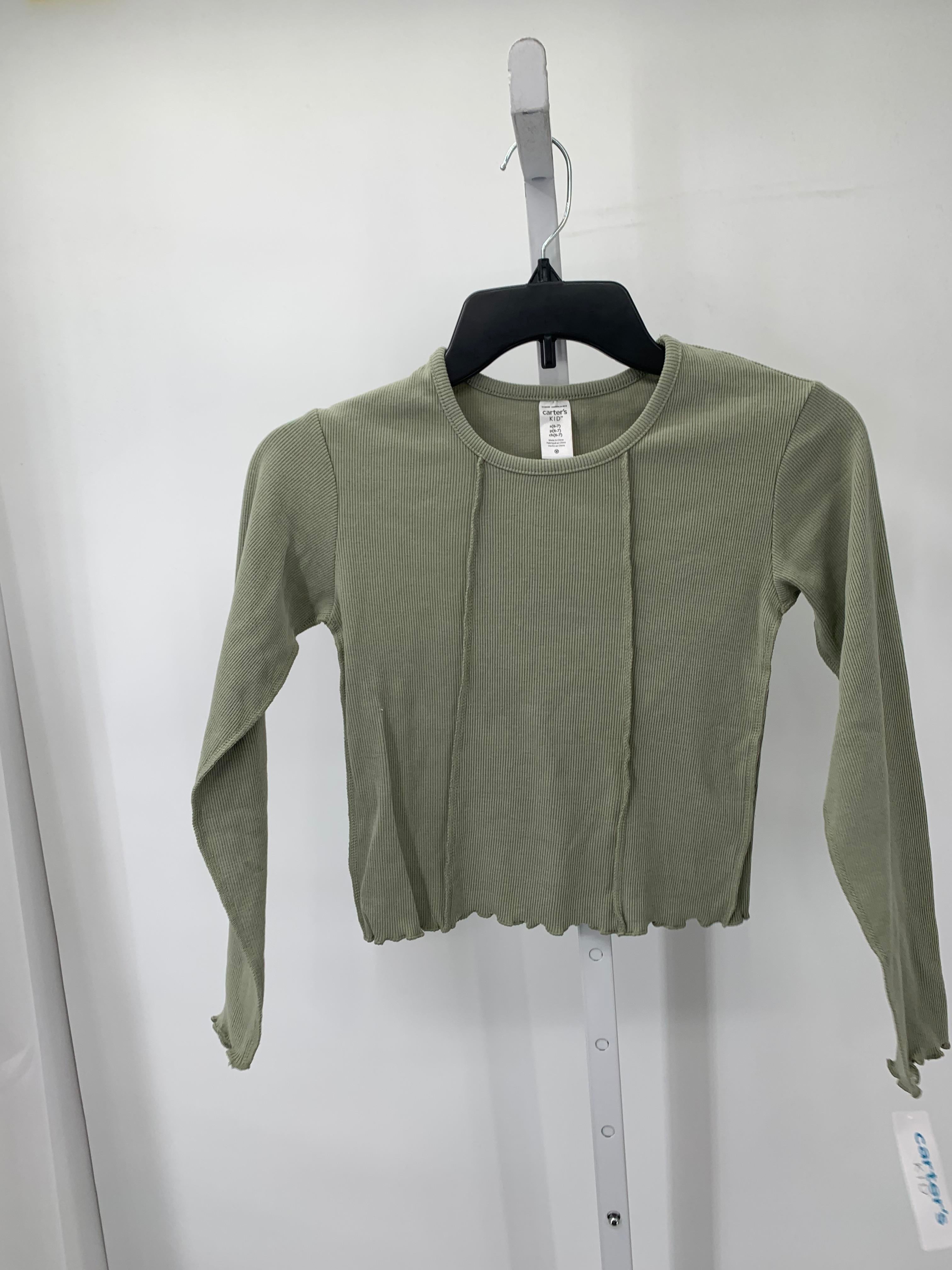 Carters Size 6-7 Girls Long Sleeve Shirt