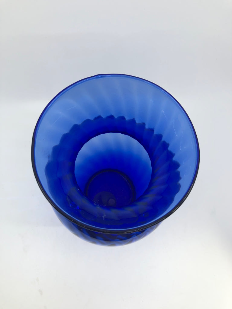 COBALT BLUE VASE.