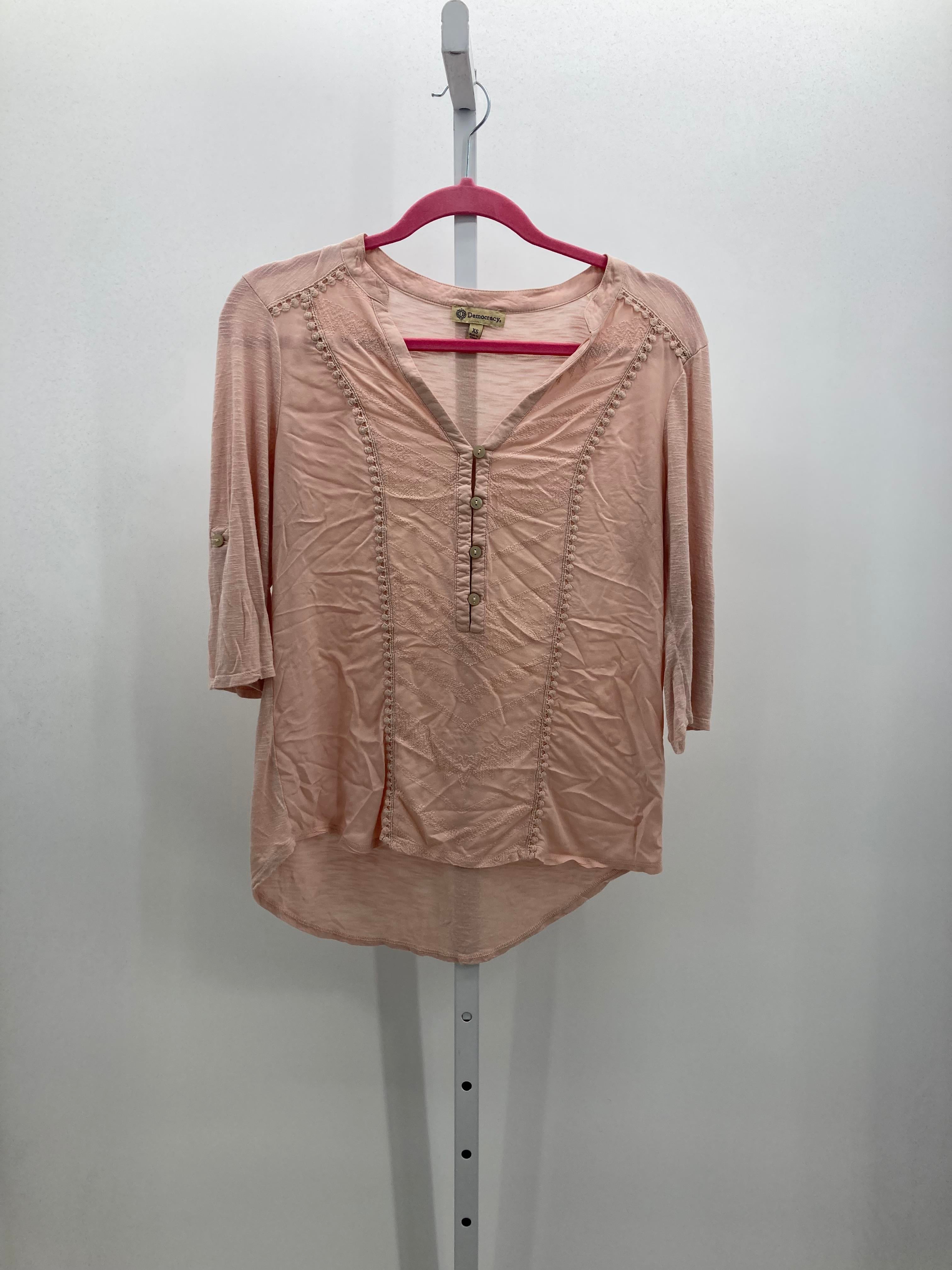 Democracy Size X Small Misses 3/4 Sleeve Shirt