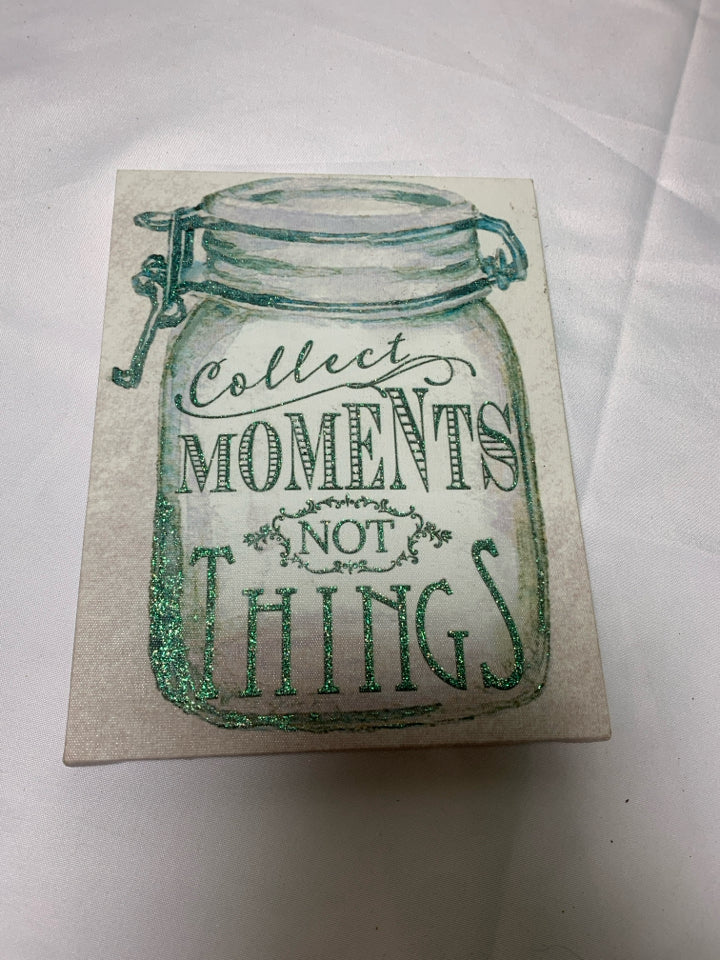 COLLECT MOMENTS MASON JAR SMALL CANVAS.