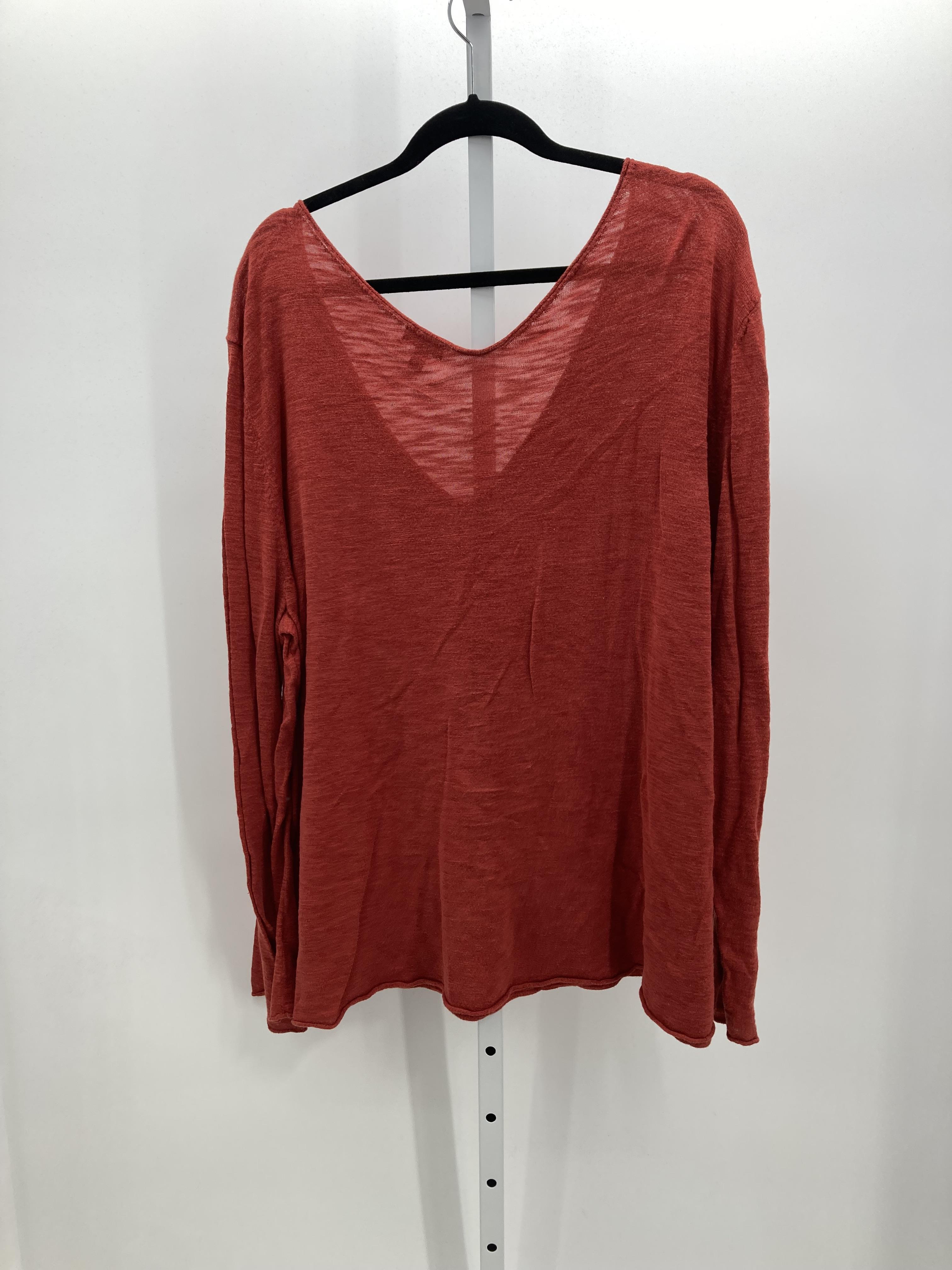 Size 4X Womens Long Slv Sweater