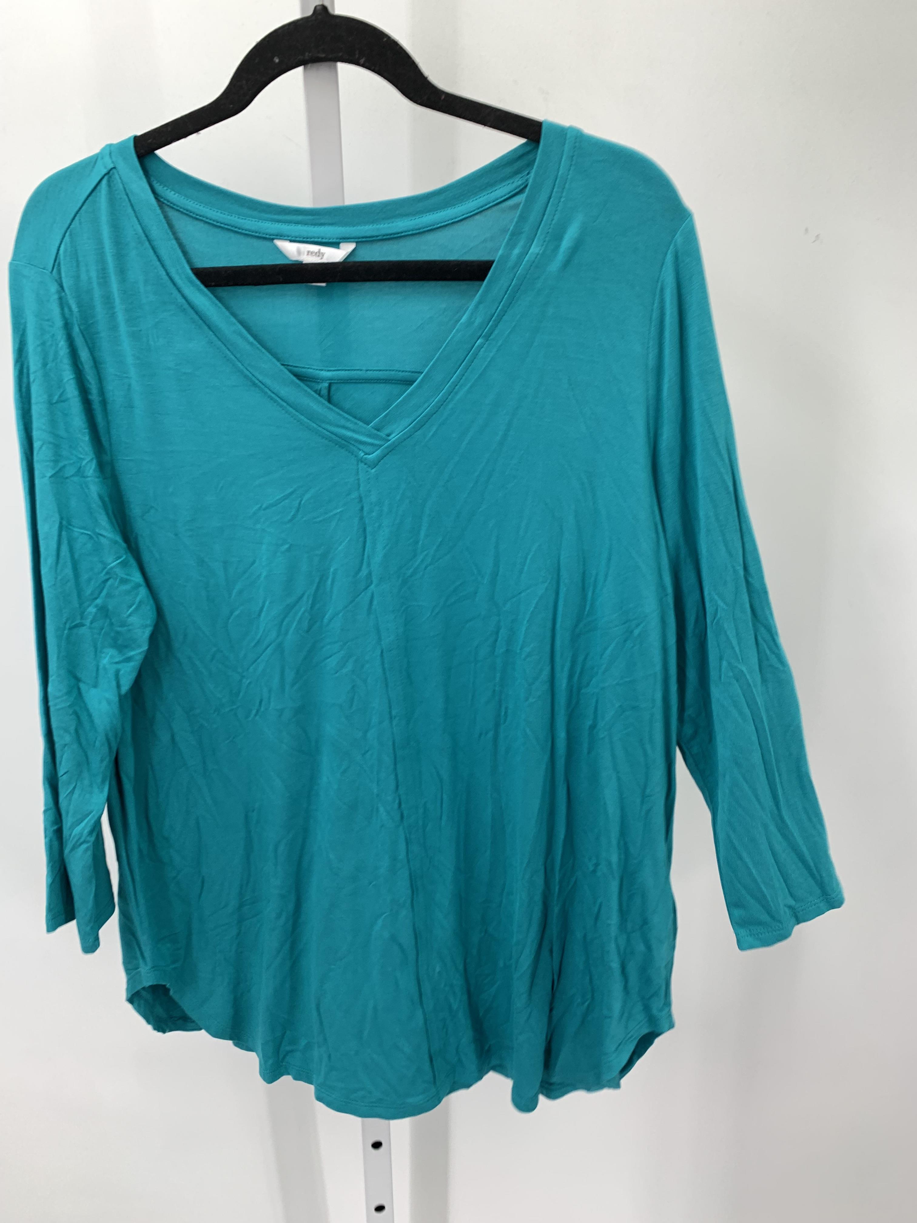 Size Large Misses 3/4 Sleeve Shirt