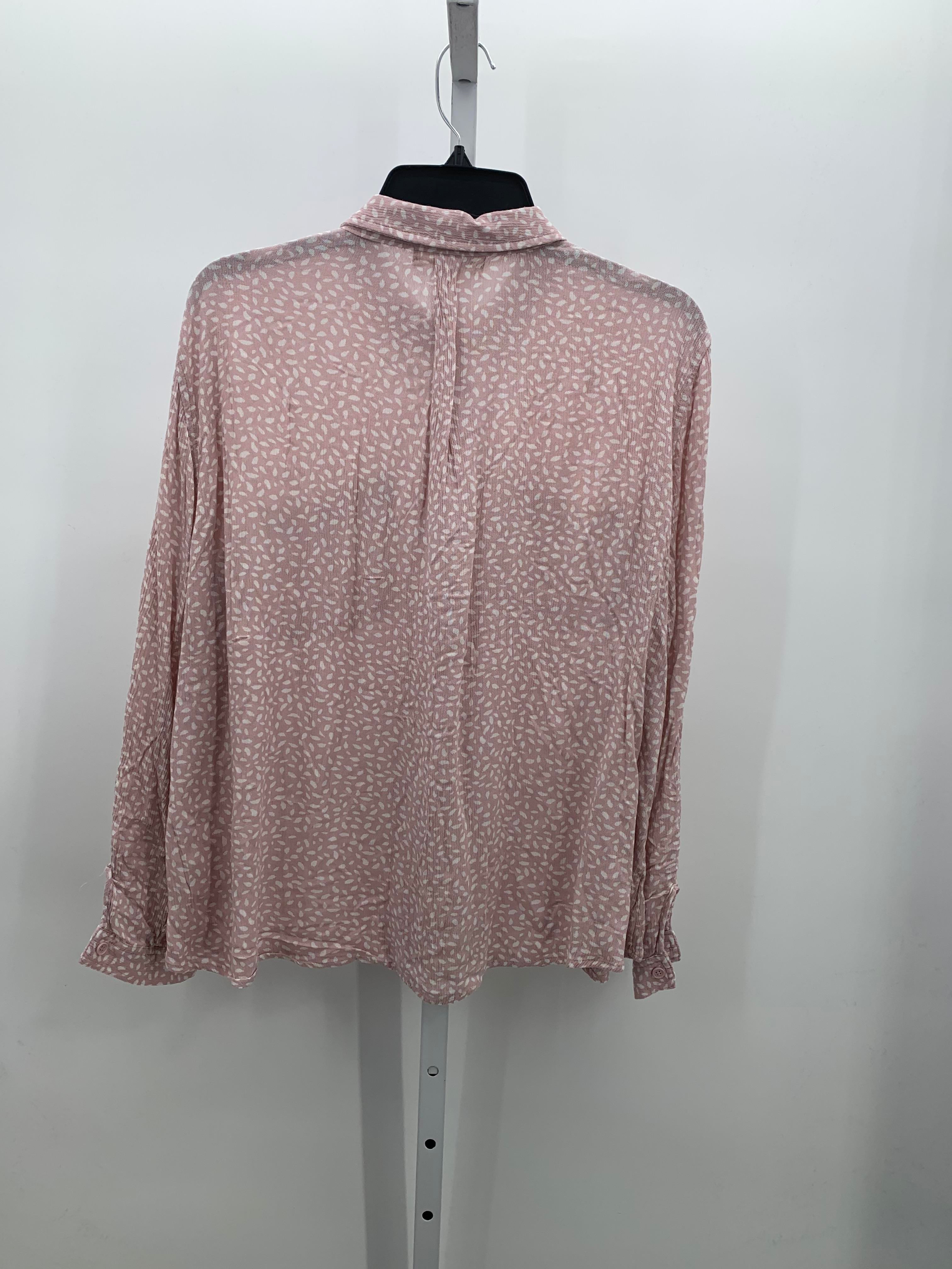 Hippie Rose Size Large Juniors Long Sleeve Shirt