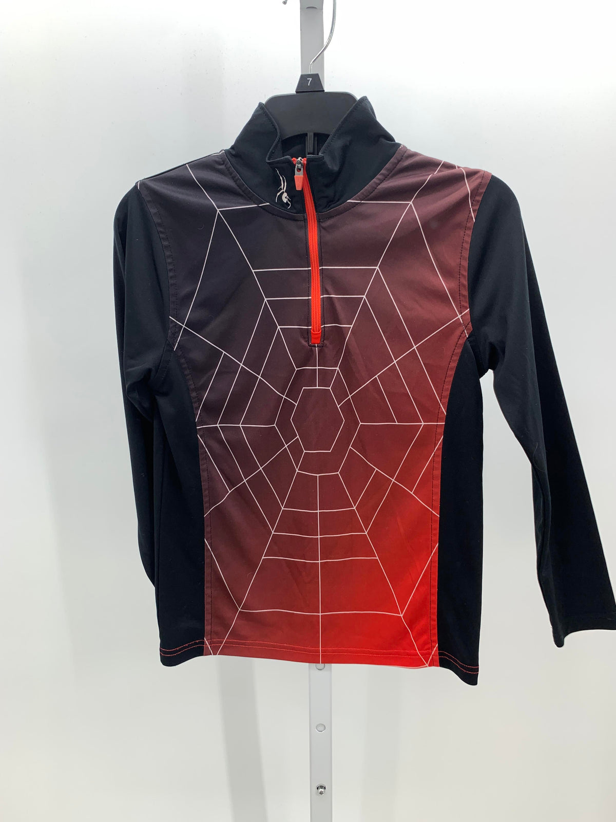 RED PARTIAL ZIP