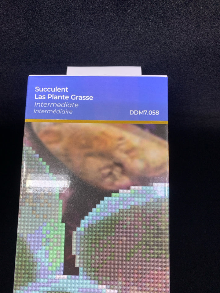 NIB SUCCULENT DIAMOND ART DIAMOND DOTZ.