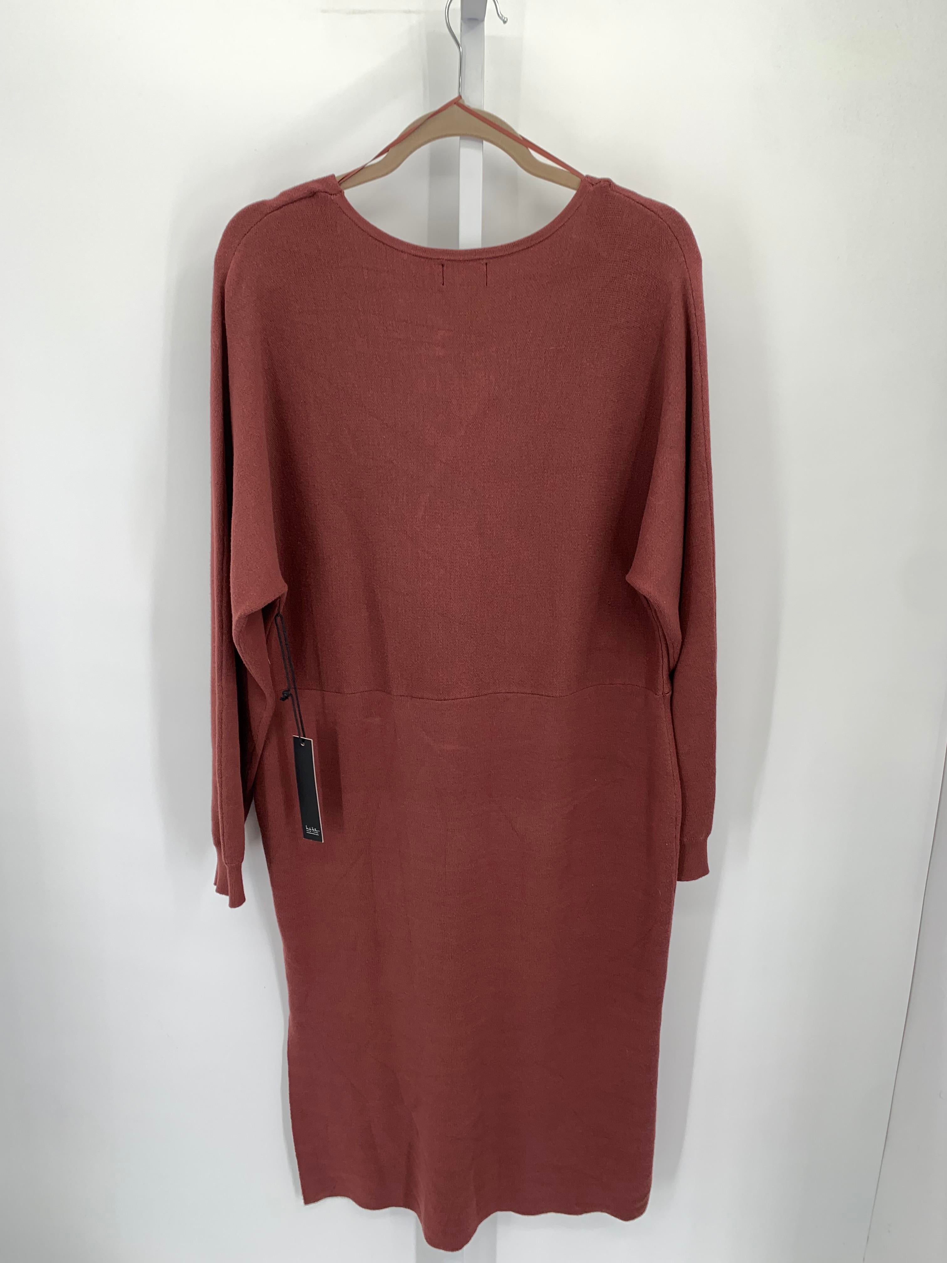 Nicole Miller Size Extra Large Misses Long Sleeve Dress